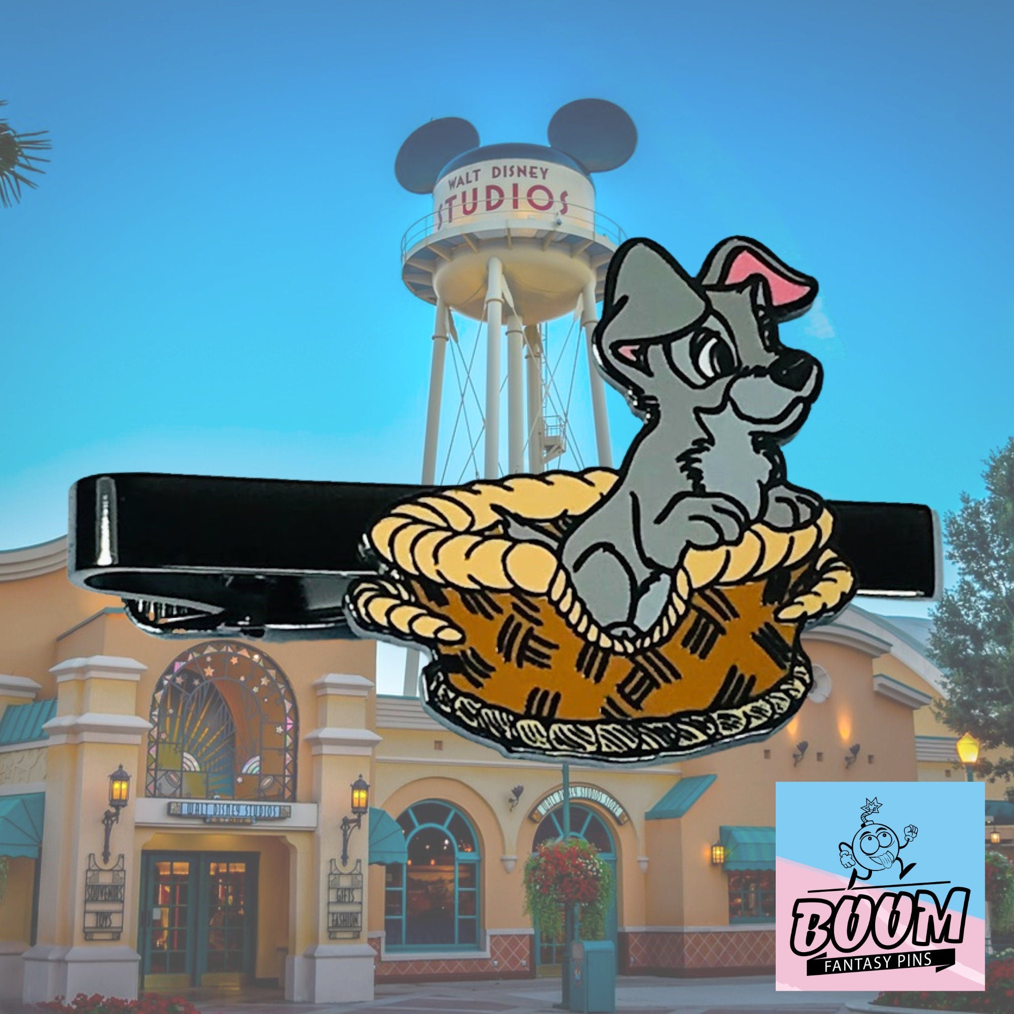 Tie Clip – Tramp from Lady and the Tramp – Disney Fantasy