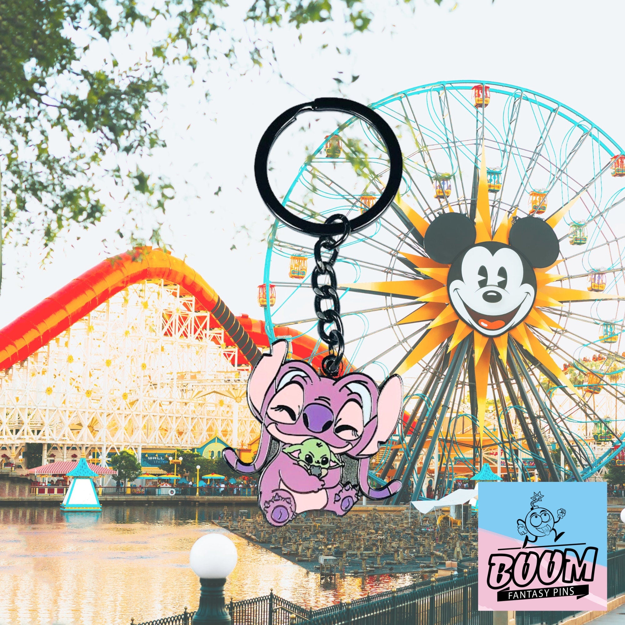 Porte-clés – Ange de Lilo &amp; Stitch – Disney Fantasy