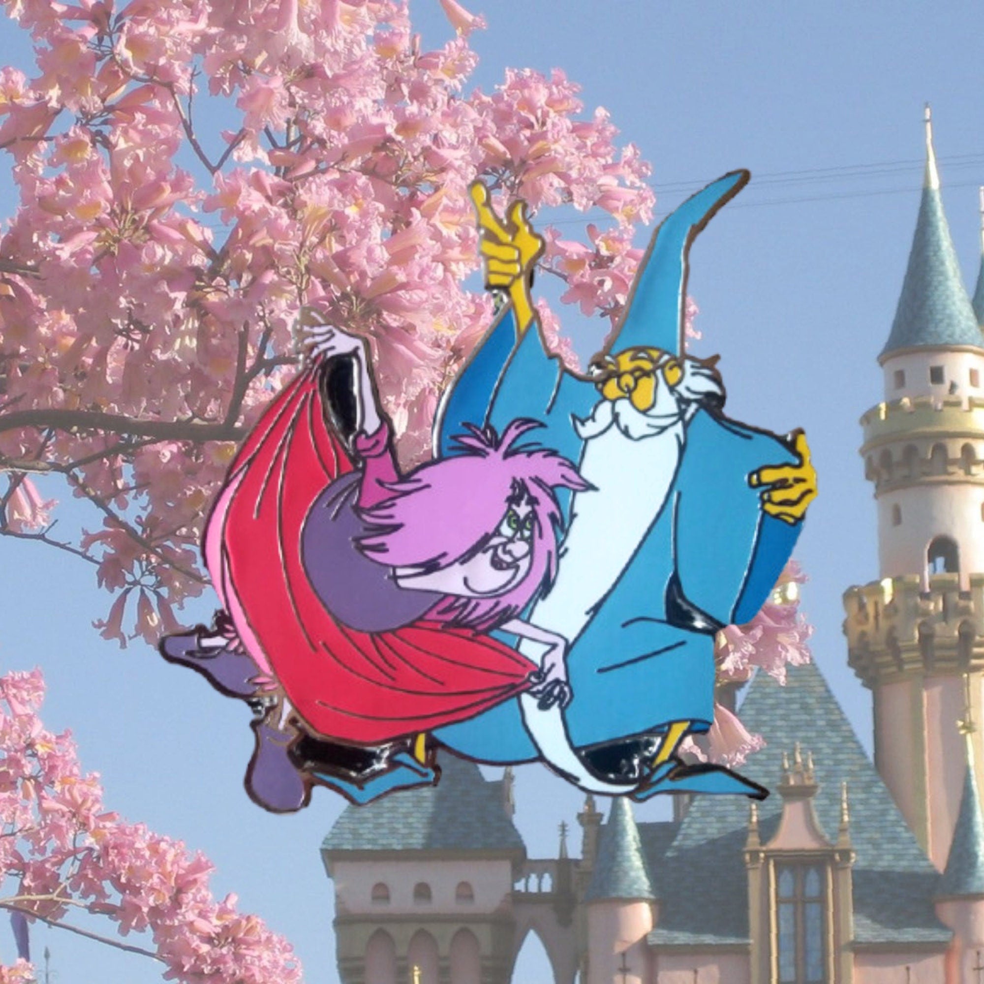 Pin's – Madame Mim et Merlin du film Merlin l'Enchanteur – Disney Fantasy