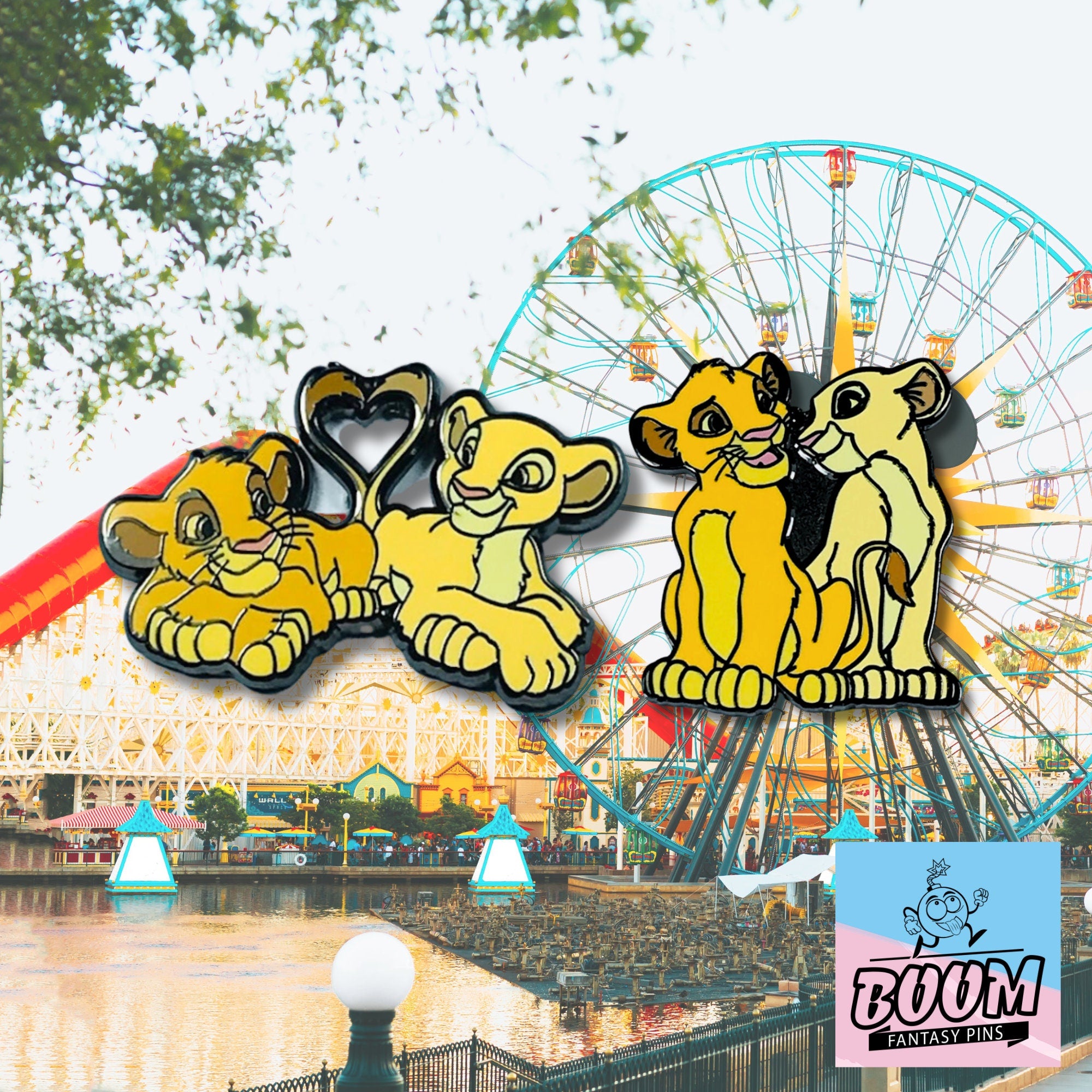 Pin – Simba y Nala de El Rey León – Disney Fantasy
