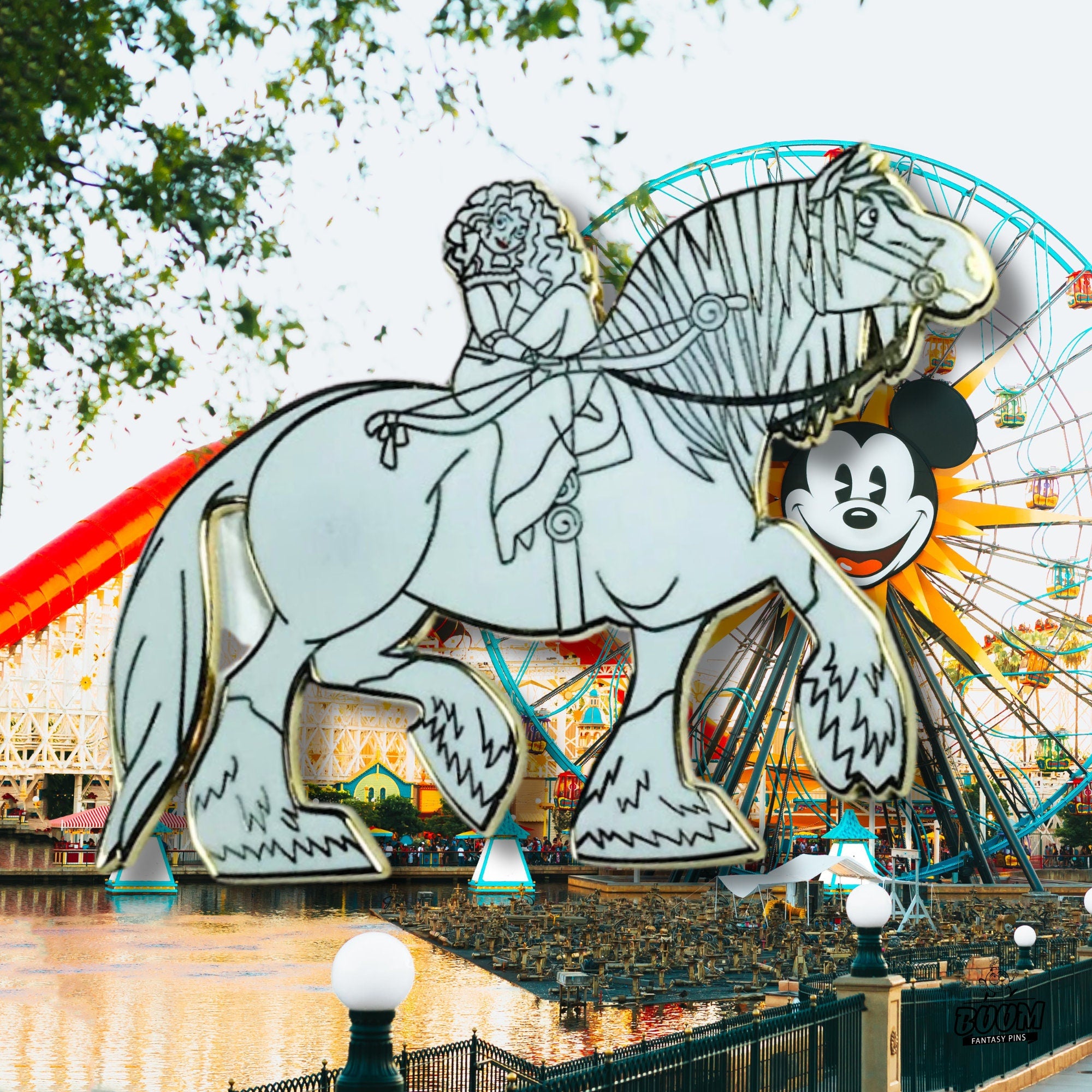 Pin's – Merida du film Rebelle – Disney Fantasy