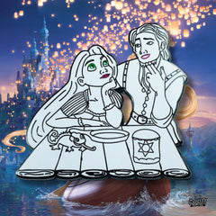 Pin's – Raiponce et Flynn Rider du film Raiponce – Disney Fantasy
