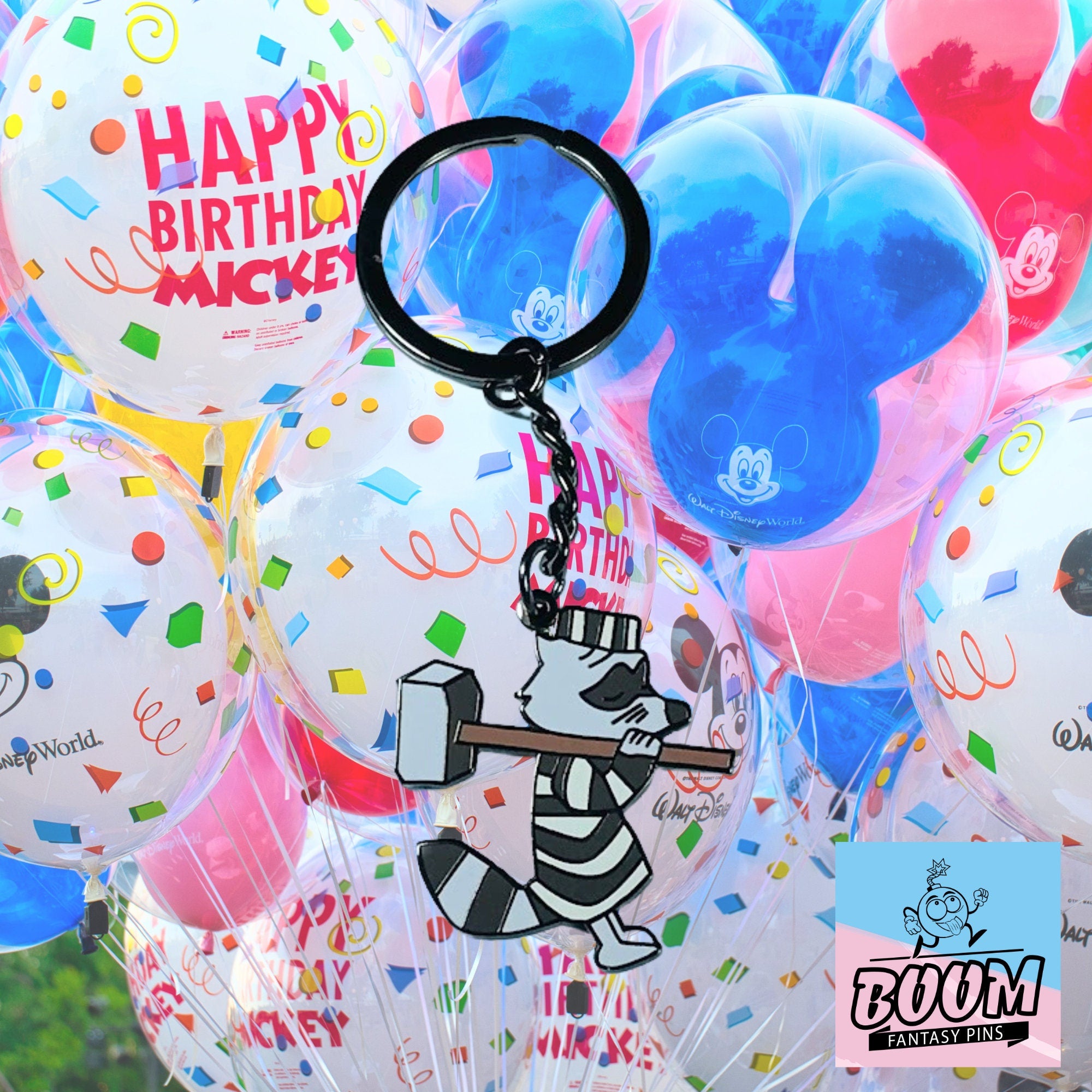 Porte-clés – Raton laveur récurrent de Robin des Bois – Disney Fantasy