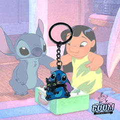 Llavero – Experimento 626 Stitch y Desdentao de Lilo y Stitch – Disney Fantasy