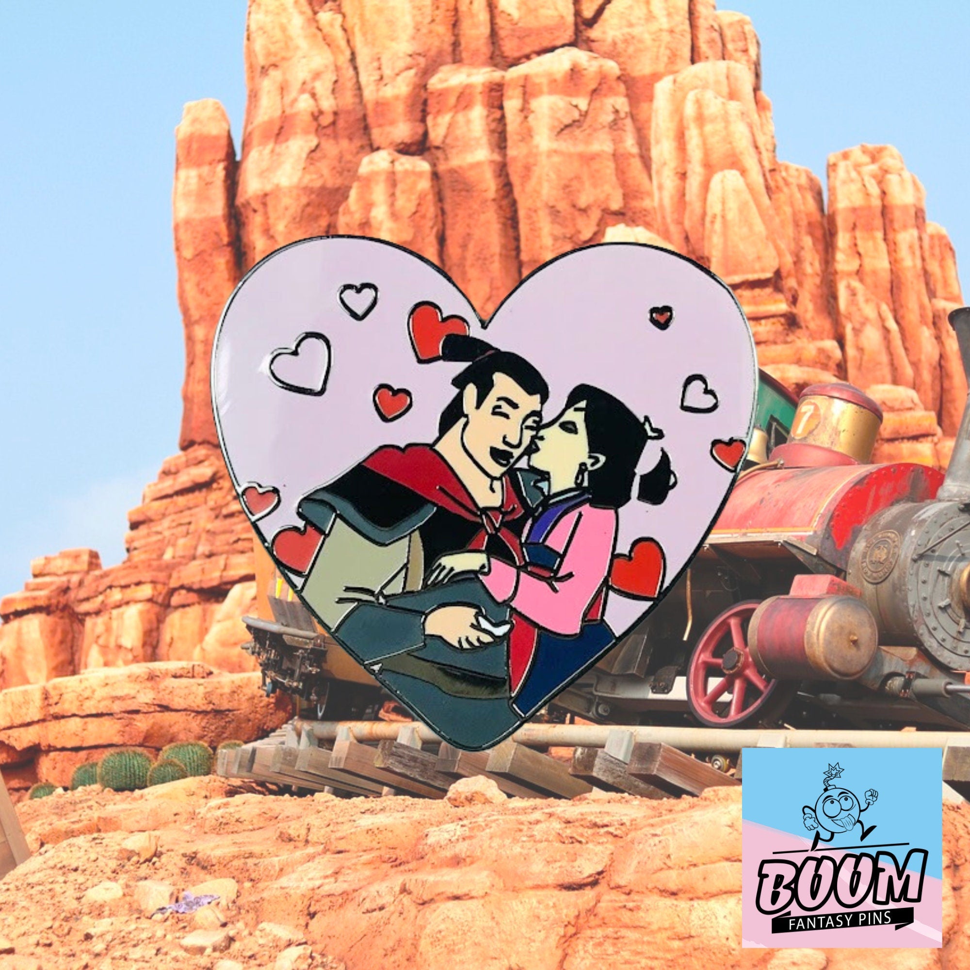 Pin's – Mulan et Li Shang de Mulan – Disney Fantasy