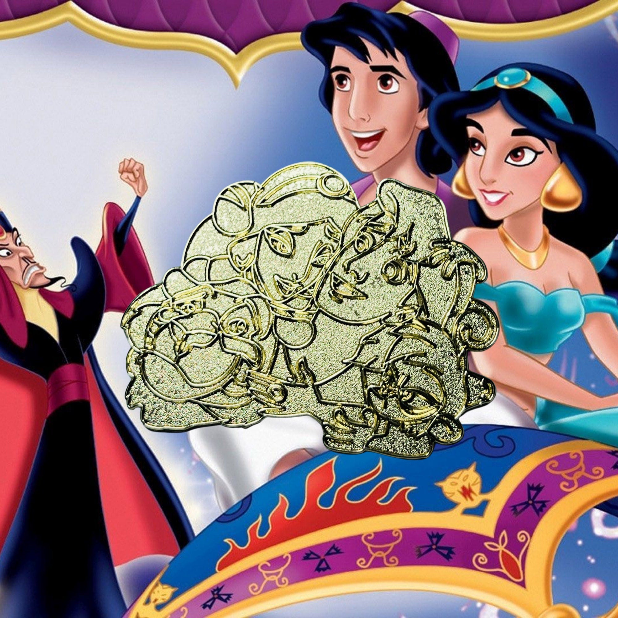 Pin's – Princesse Jasmine et Aladdin du film Aladdin – Disney Fantasy