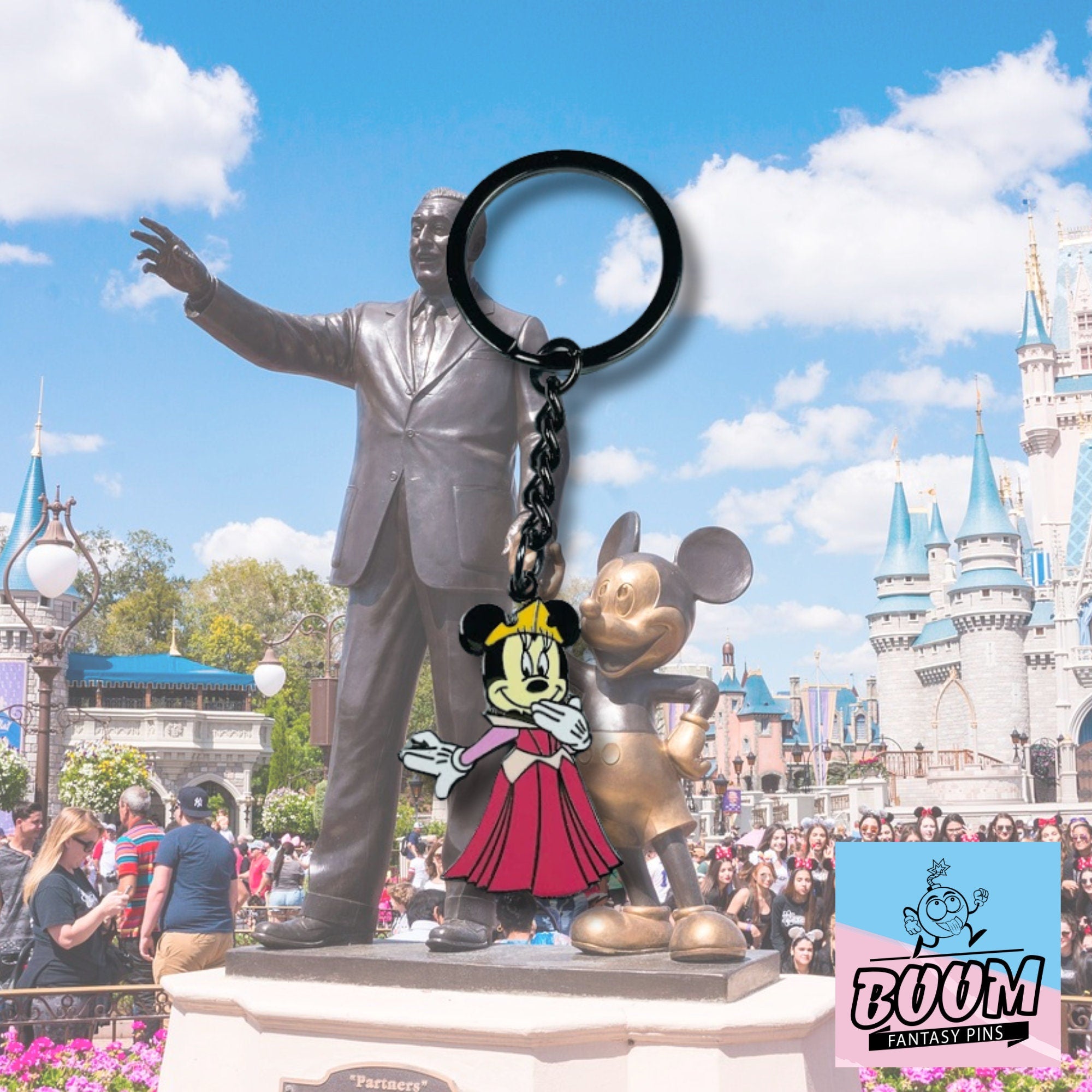 Llavero – Minnie Mouse de Cenicienta – Disney Fantasy