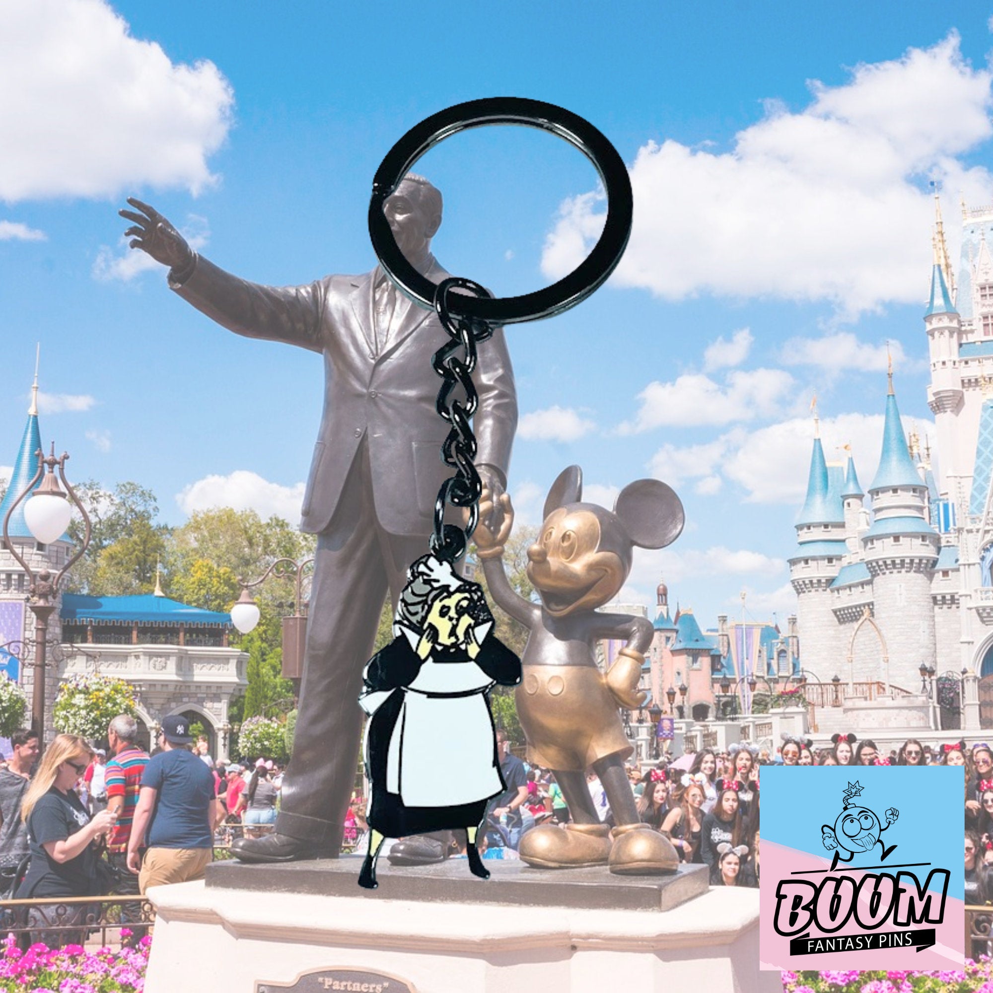 Porte-clés – Nounou des 101 Dalmatiens – Disney Fantasy