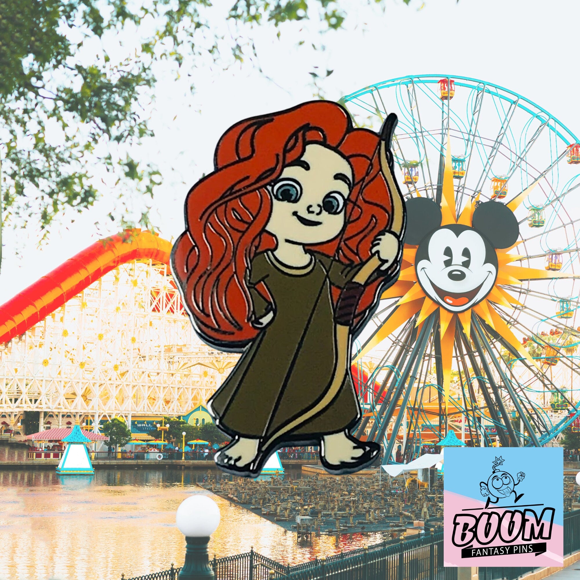 Pin's – Princesse Merida du film Rebelle – Disney Fantasy