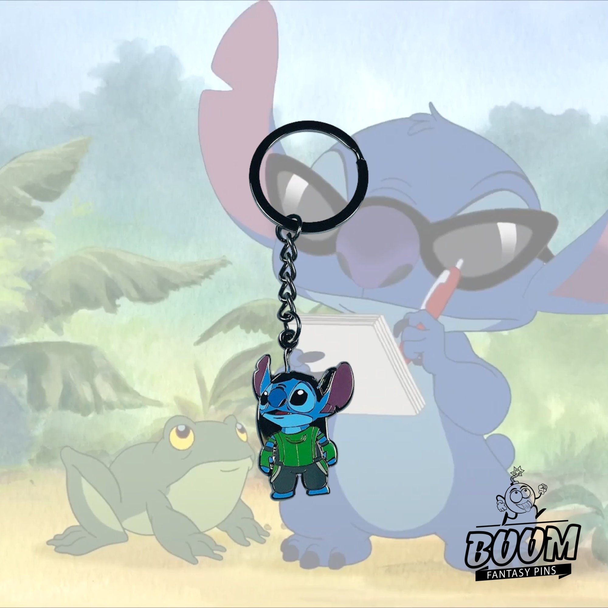 Llavero – Stitch como Loki Experimento 626 de Lilo &amp; Stitch – Disney Fantasy