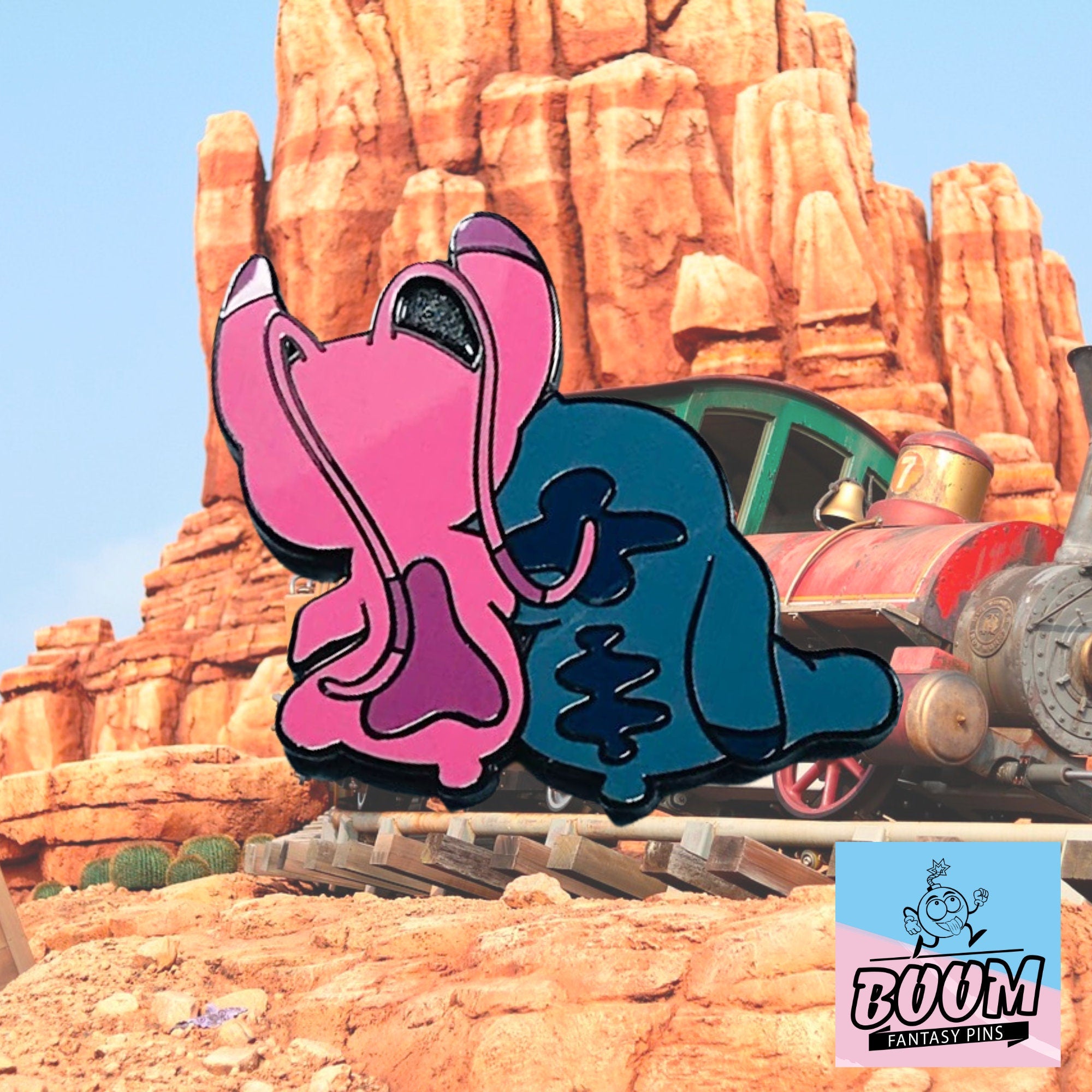 Pin – Stitch y Ángel de Lilo y Stitch – Disney Fantasy