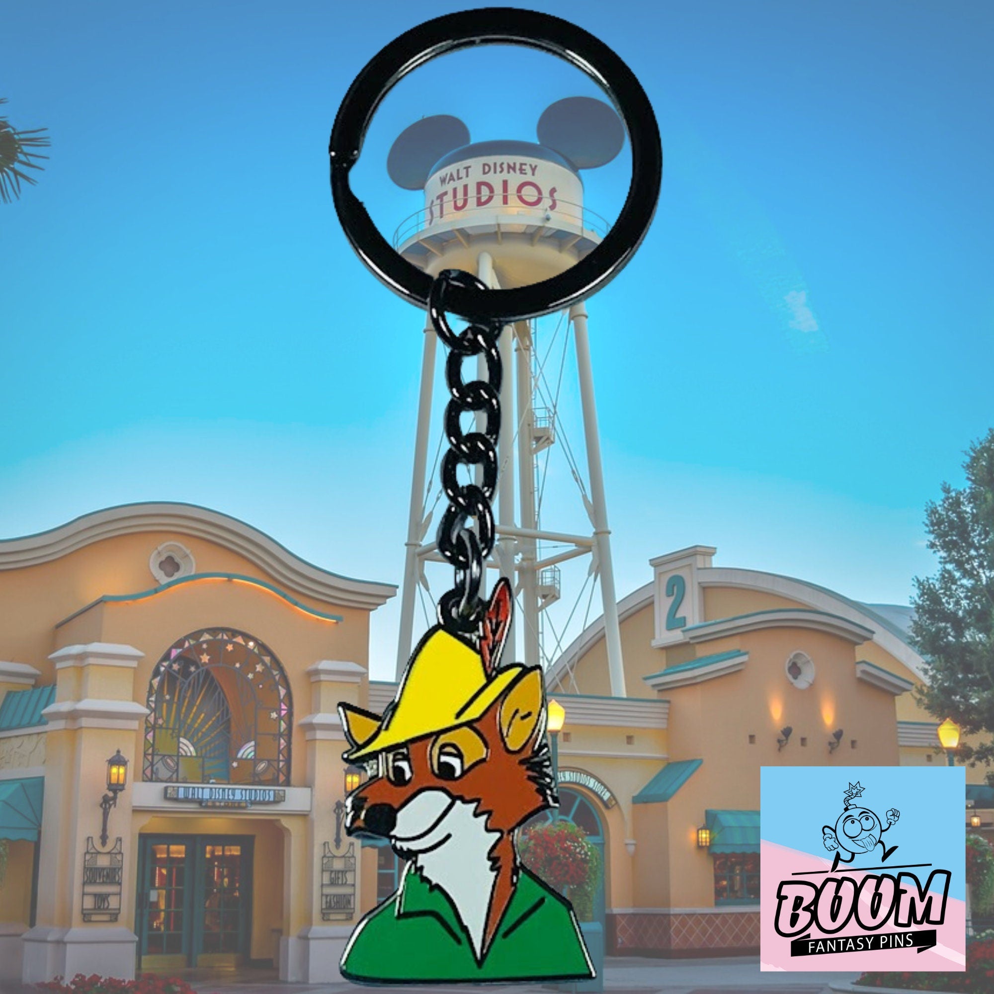 Llavero – Monsieur Hood de Robin Hood – Disney Fantasy