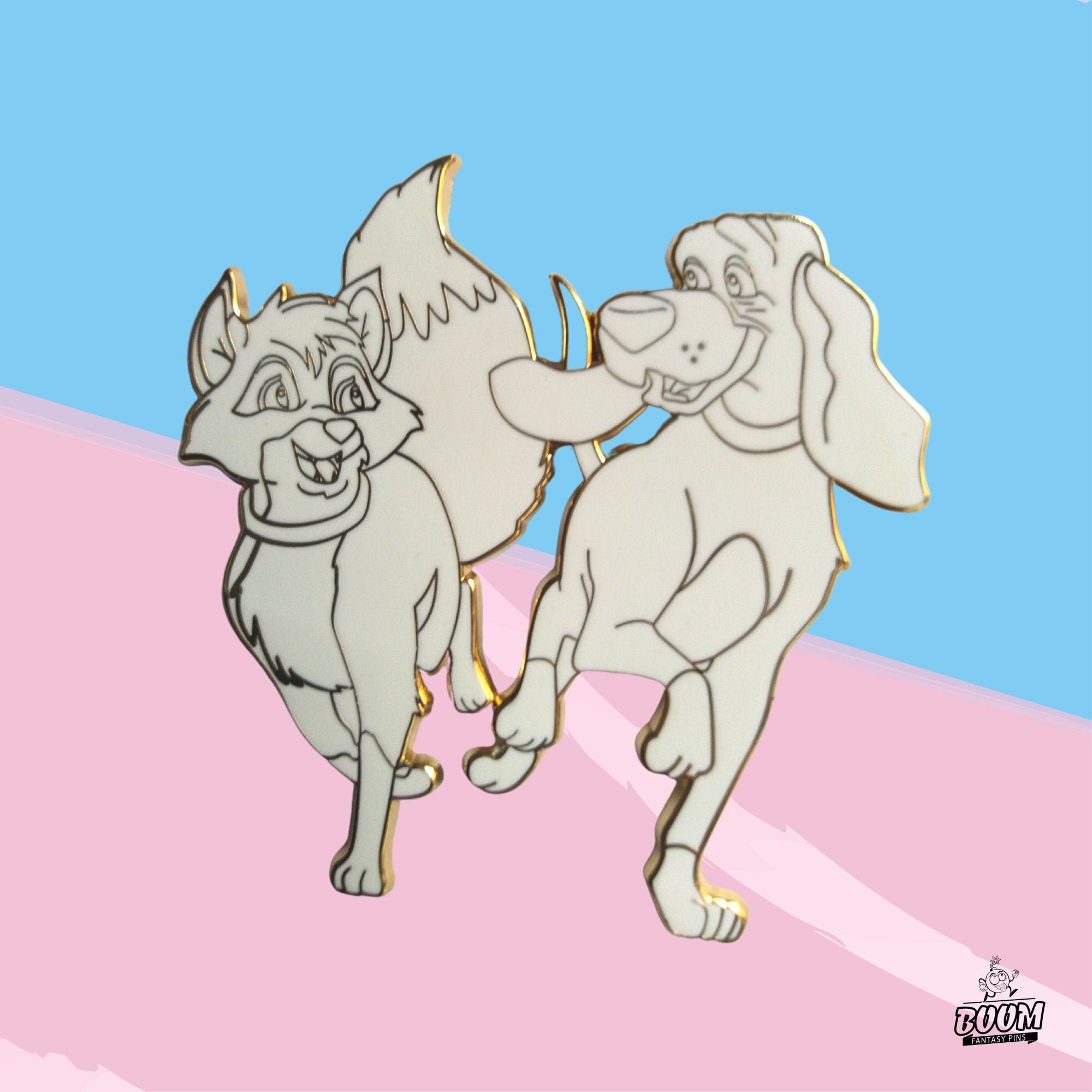 Pin's – Todd et Cooper d'Oliver et Compagnie – Disney Fantasy