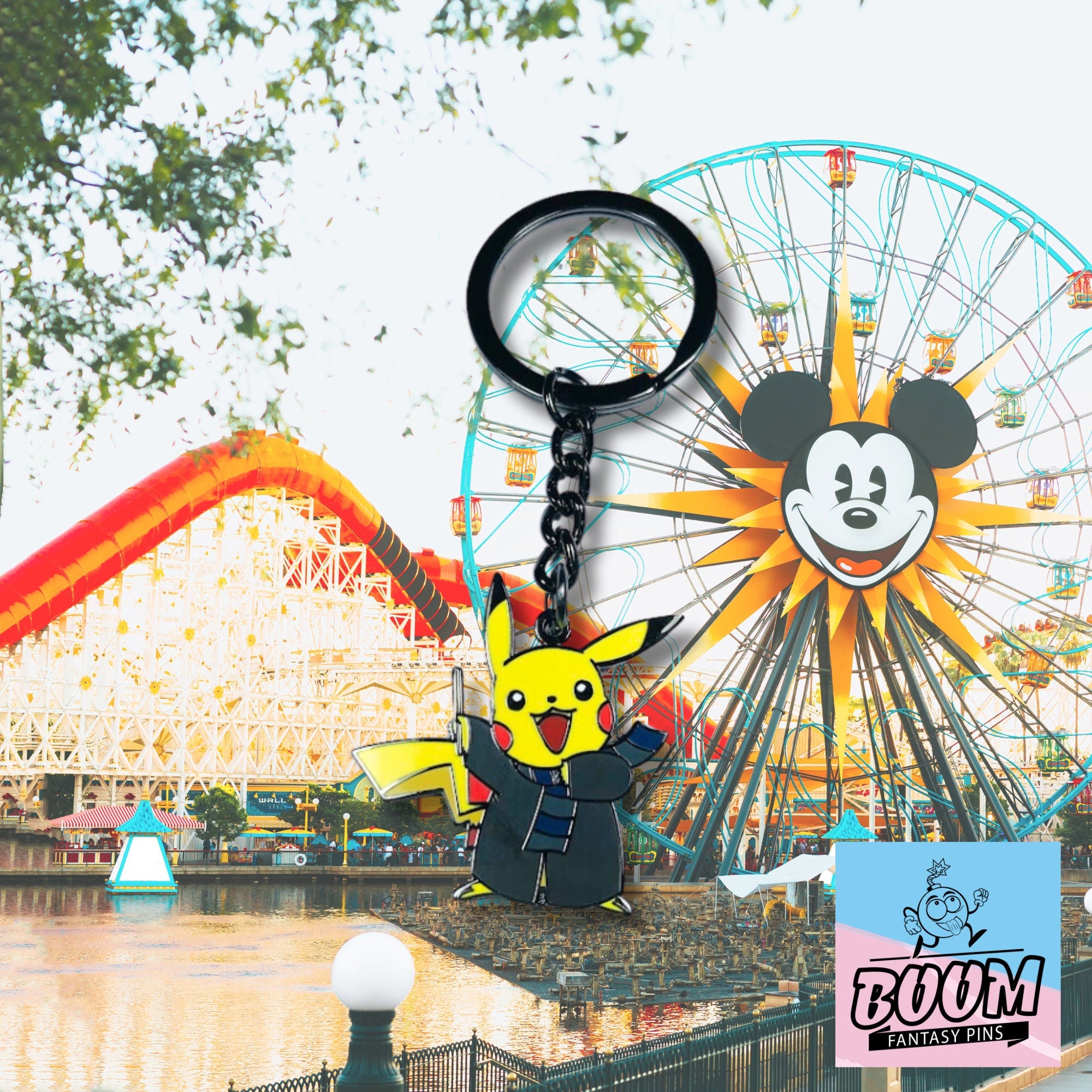 Llavero – Pikachu de Pokémon y Harry Potter – Disney Fantasy