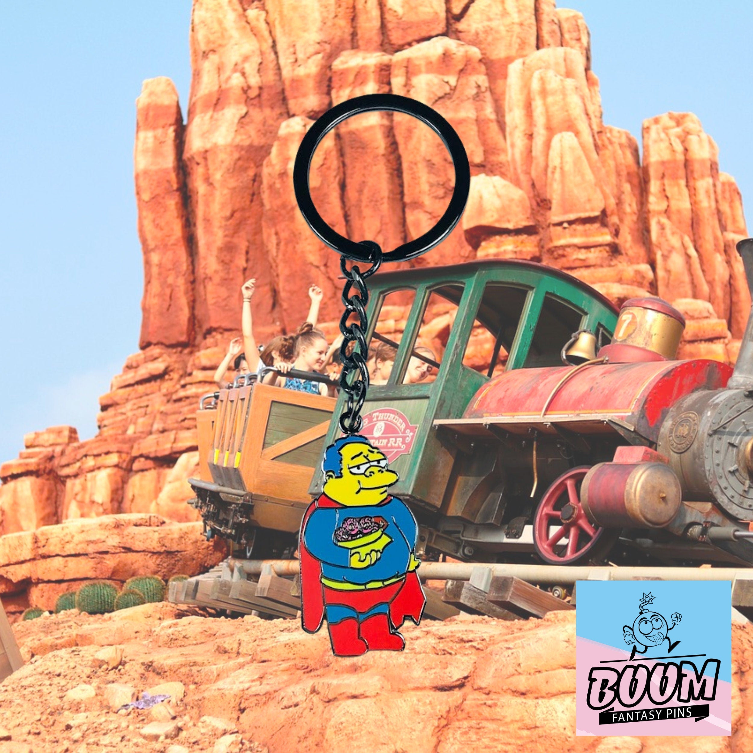 Porte-clés – Chef Clancy Wiggum des Simpson – Disney Fantasy