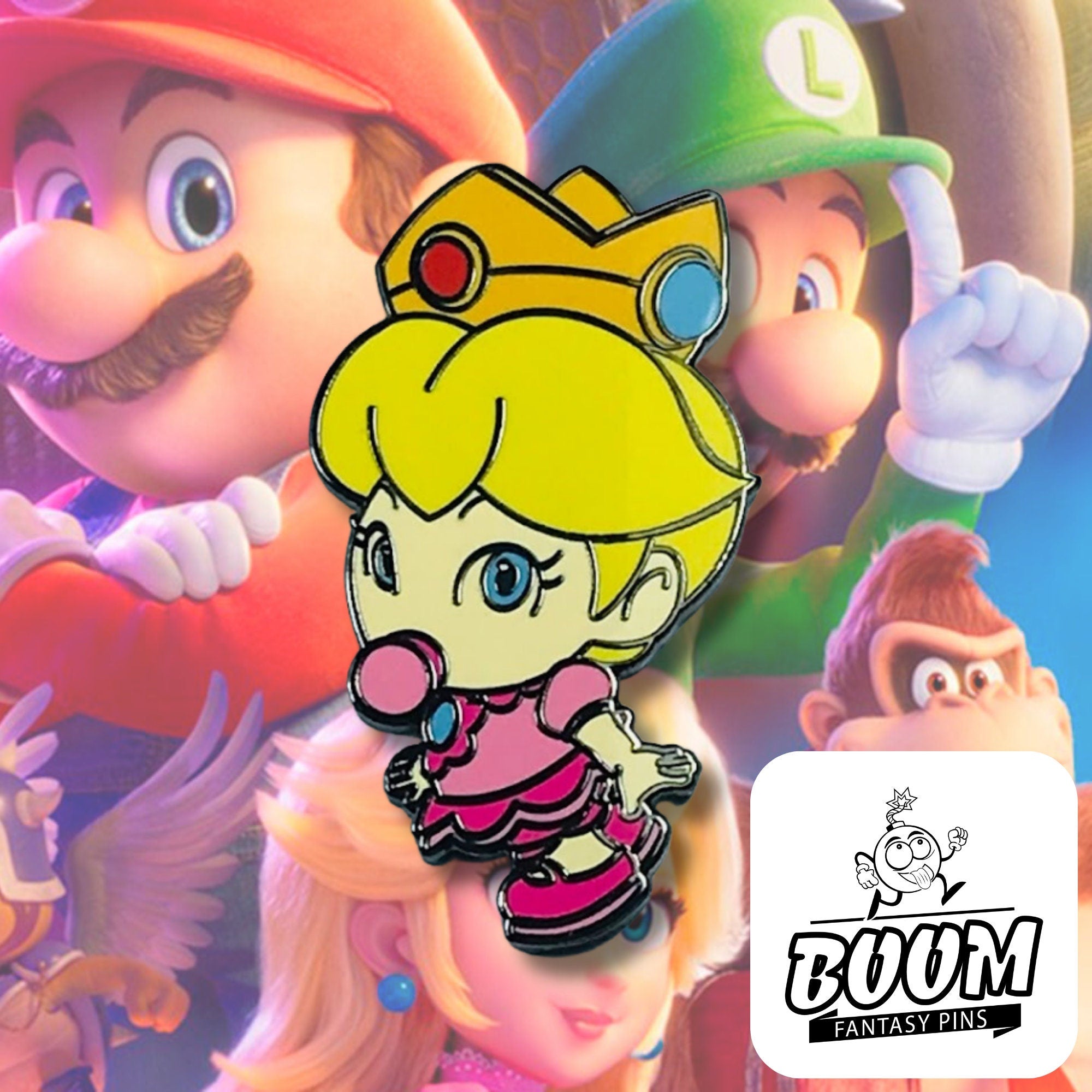 Pin's – Bébé Princesse Peach de Mario Bros – Disney Fantasy