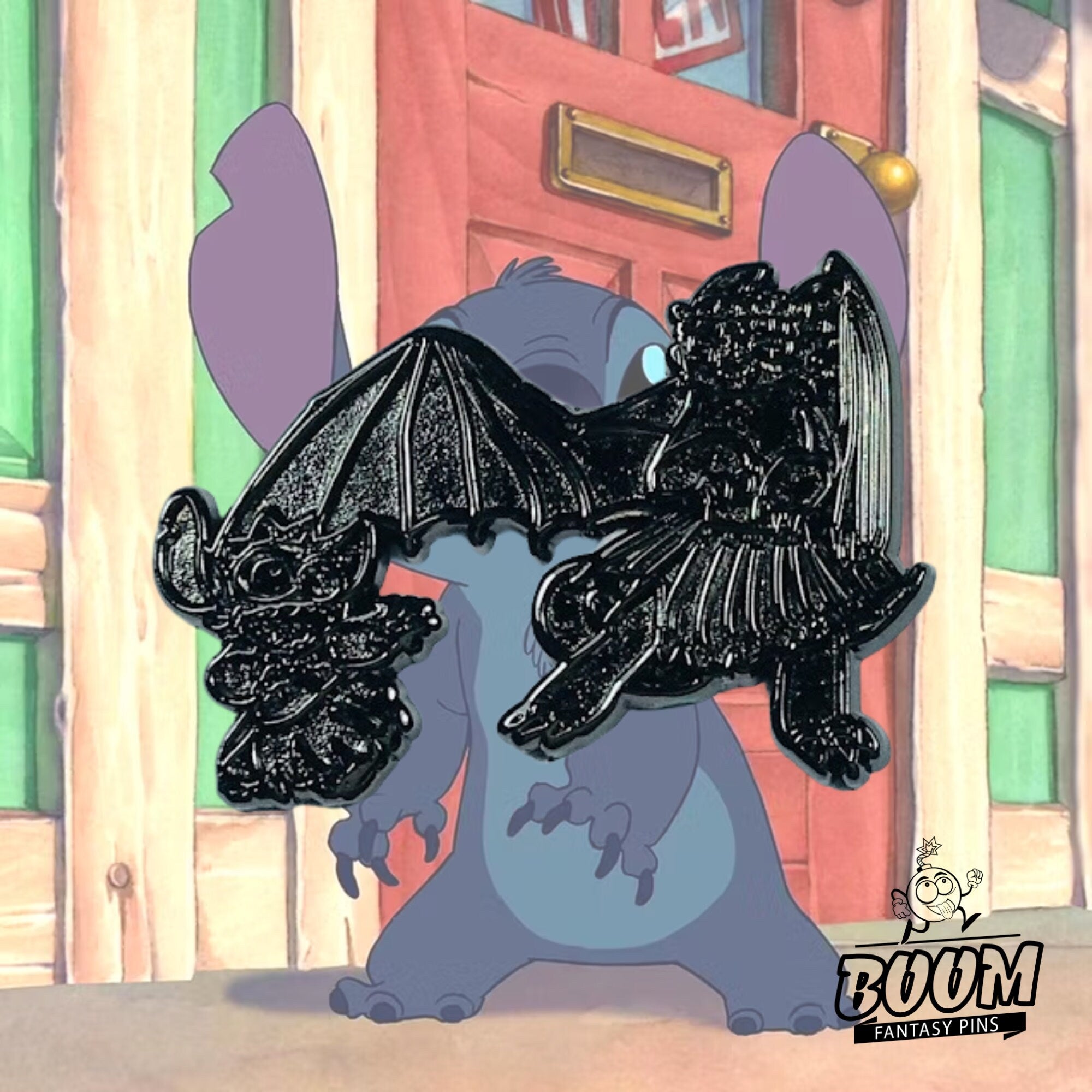 Épingle – Stitch et Krokmou de Lilo &amp; Stitch et Dragons – Disney Fantasy