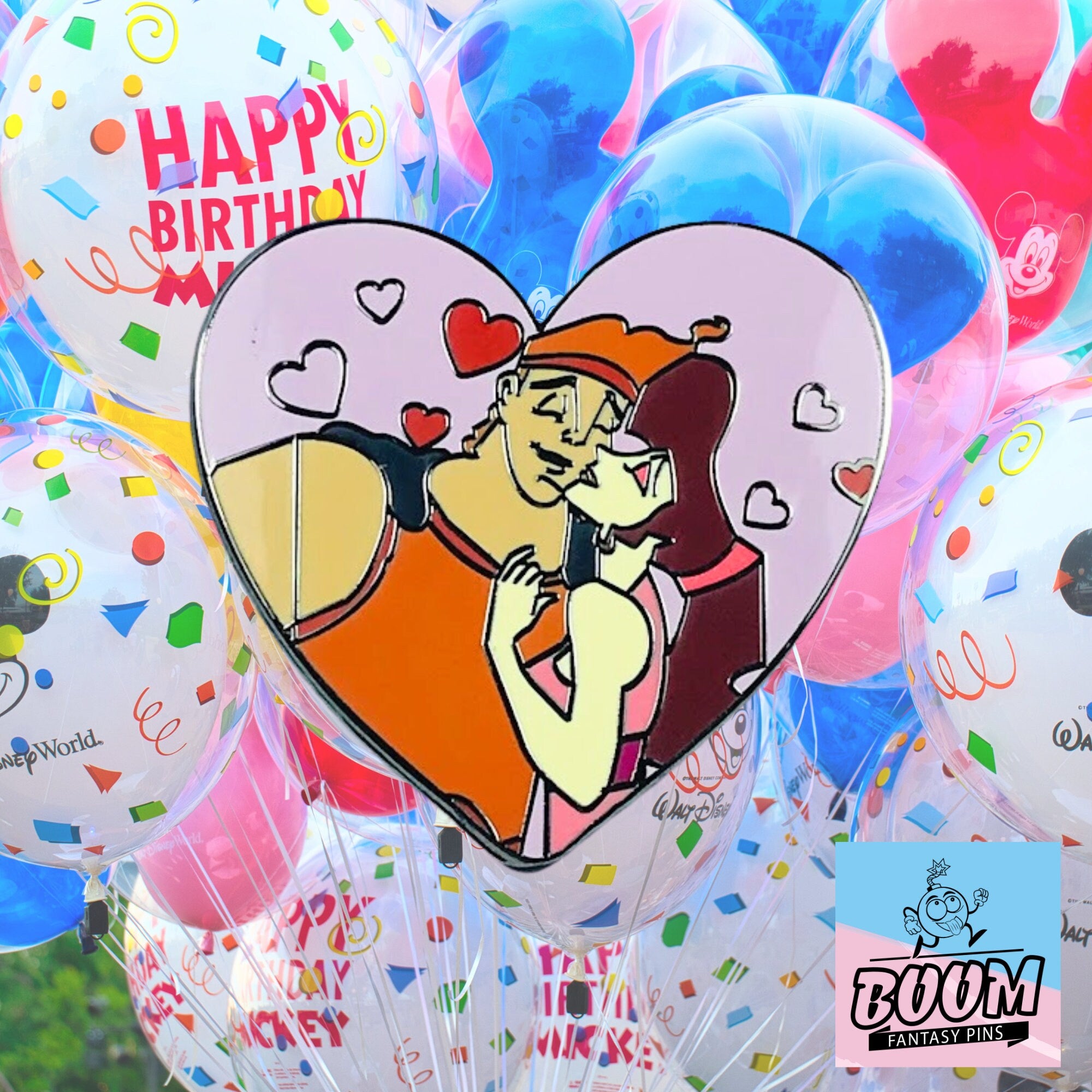 Pin's – Hercule et Mégara du film Hercule – Disney Fantasy