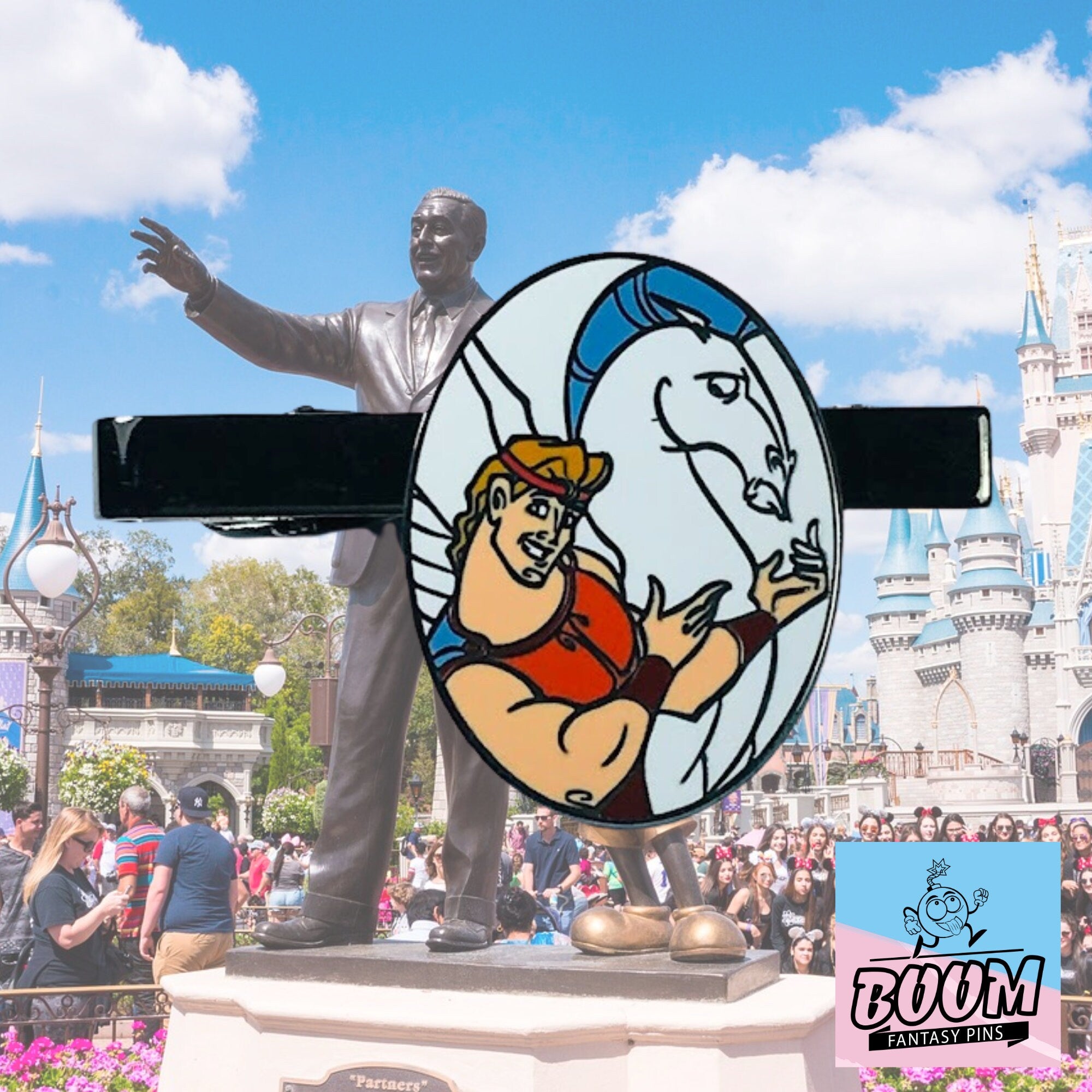 Pinza de corbata – Hércules y Pegaso de Hércules – Disney Fantasy