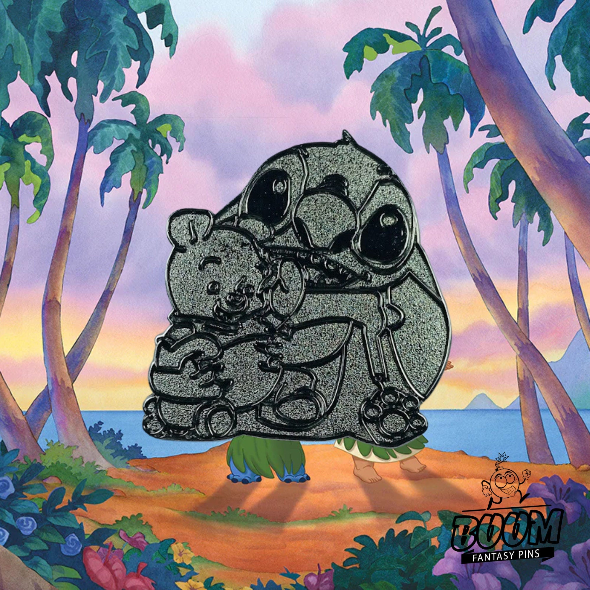 Pin – Stitch de Lilo &amp; Stitch y Winnie the Pooh de Winnie the Pooh – Disney Fantasy