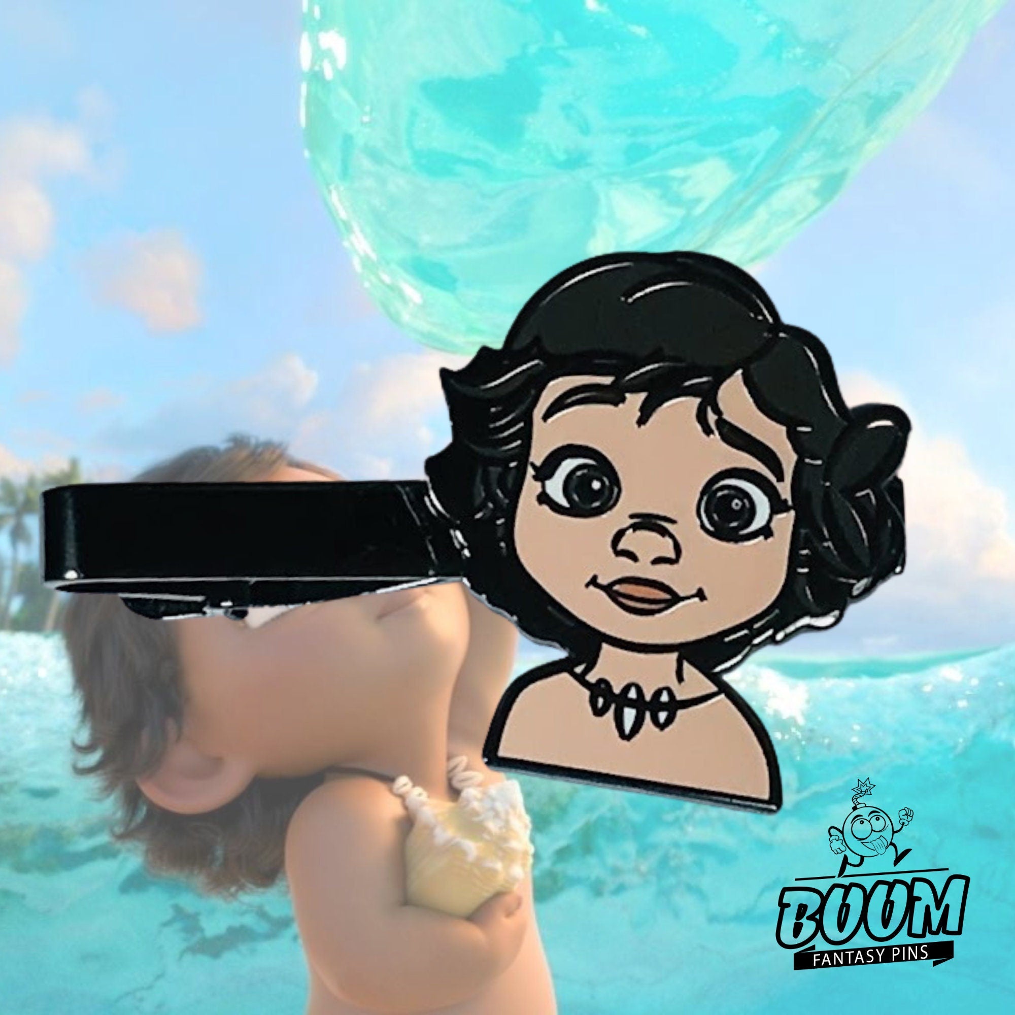 Pinza de corbata – Bebé Moana de Moana – Disney Fantasy