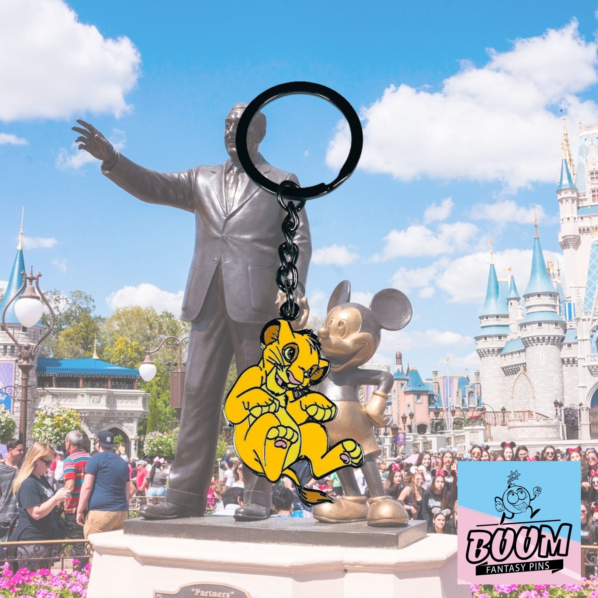 Porte-clés – Simba du Roi Lion – Disney Fantasy