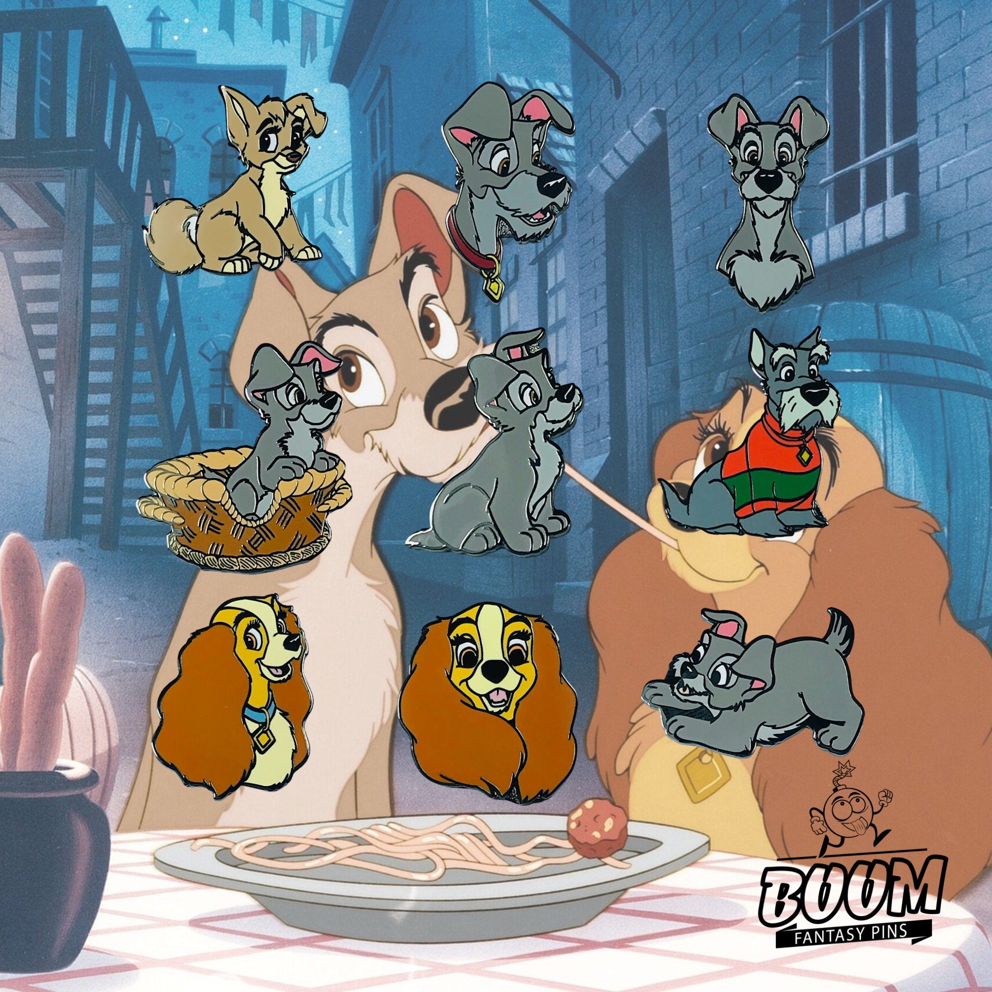 Pin – Lady from Lady and the Tramp – Disney Fantasy