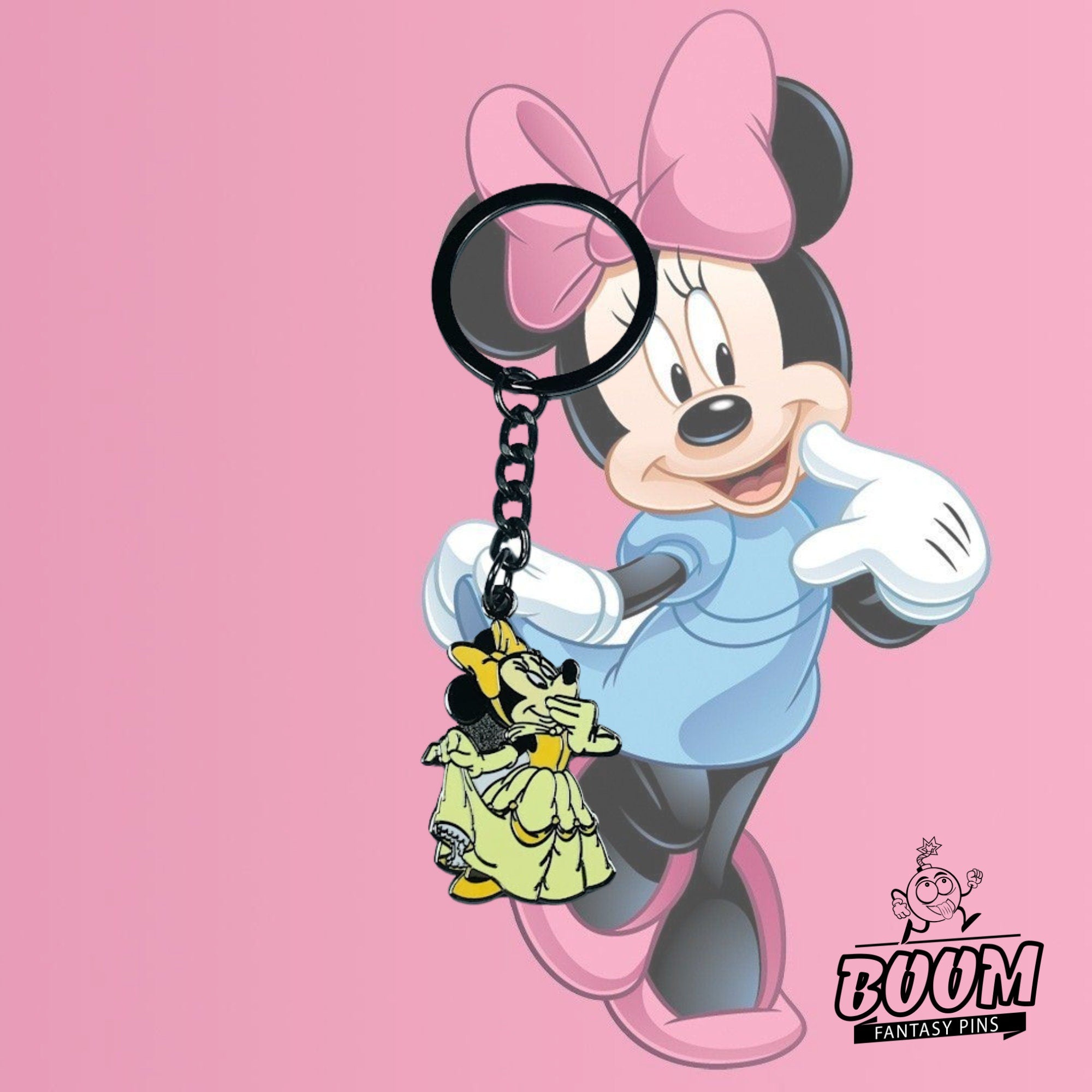 Porte-clés – Minnie Mouse en Belle de La Belle et la Bête – Disney Fantasy