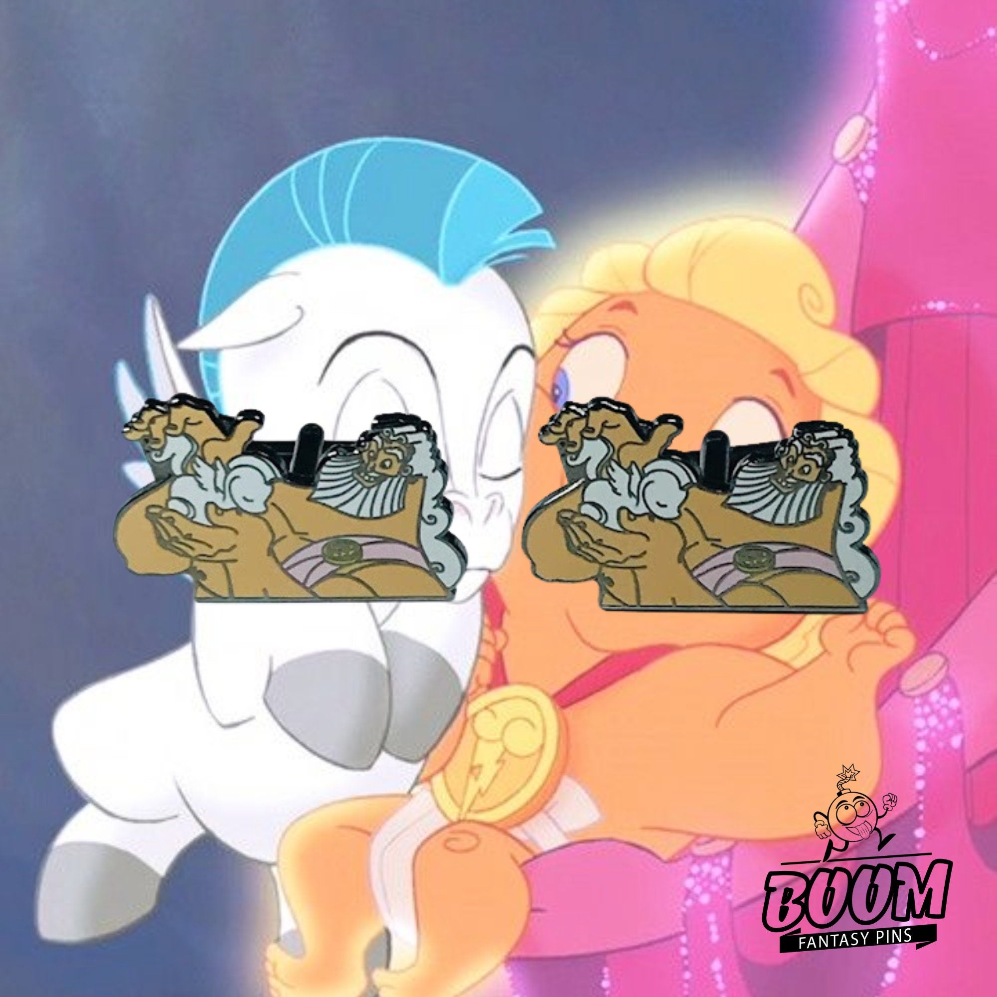 Gemelos – Zeus y Pegaso de Hércules – Disney Fantasy