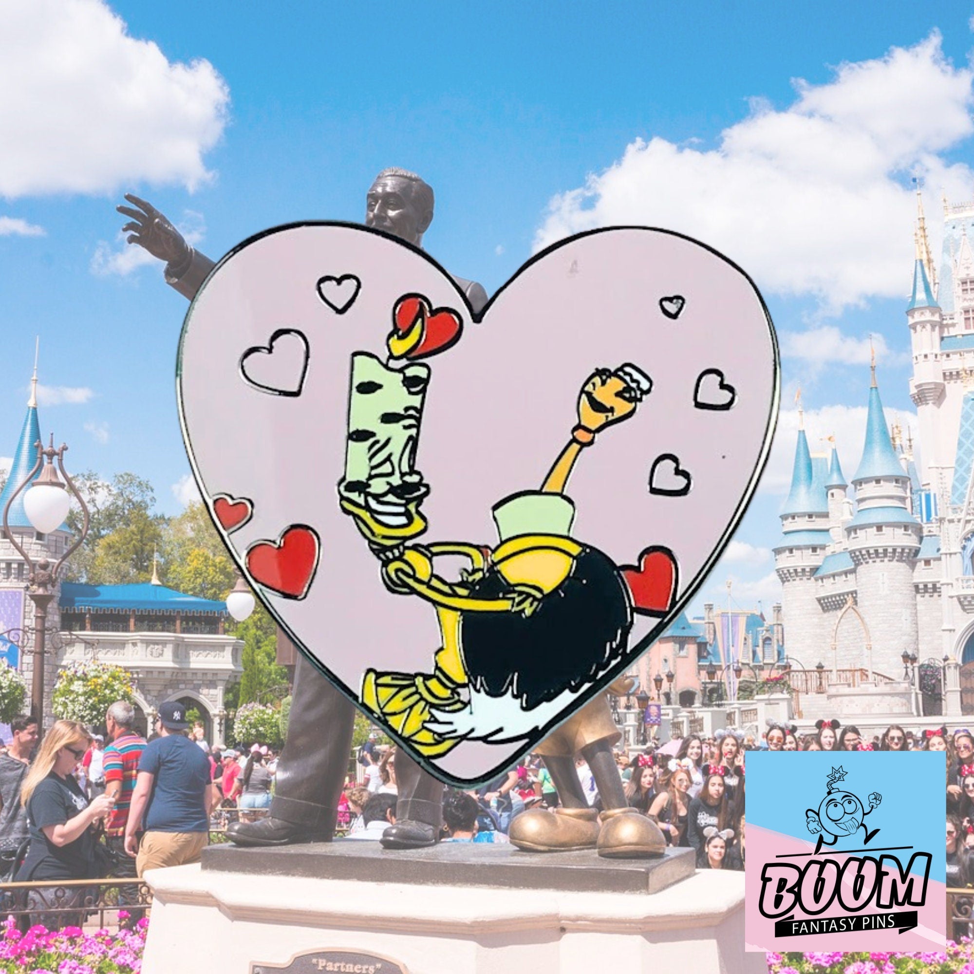 Pin's – Lumière et Babette de La Belle et la Bête – Disney Fantasy