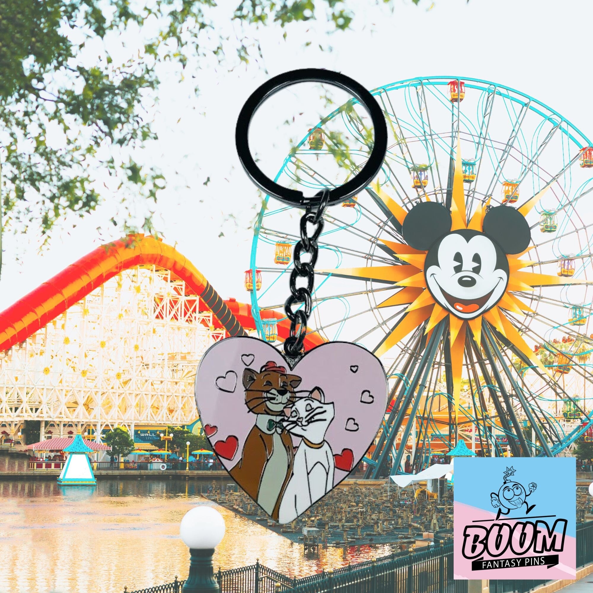 Llavero – Duquesa y Thomas O'Malley de Los Aristogatos – Disney Fantasy