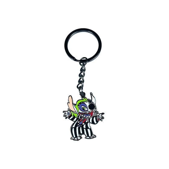 Keychain – Stitch as Beetlejuice from Beetlejuice – Disney Fantasy
