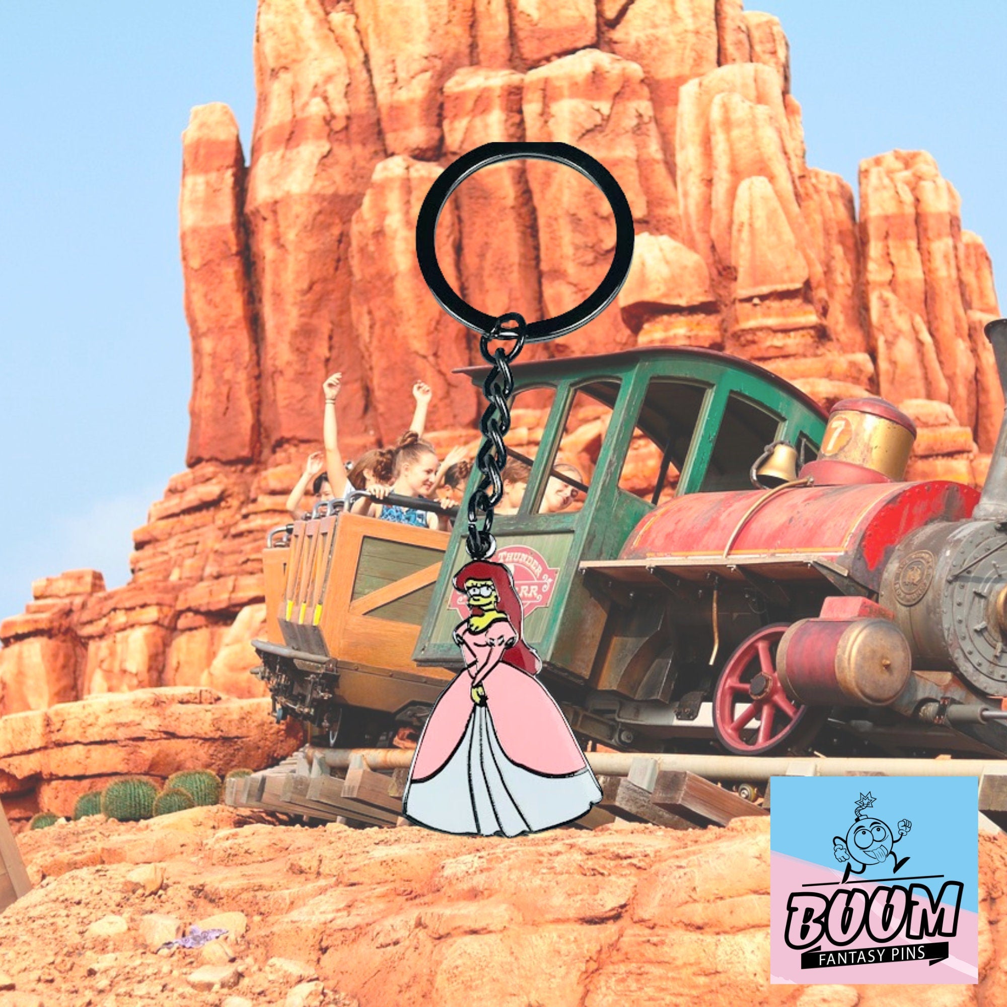 Porte-clés – Lisa Simpson des Simpson (Disney Fantasy)