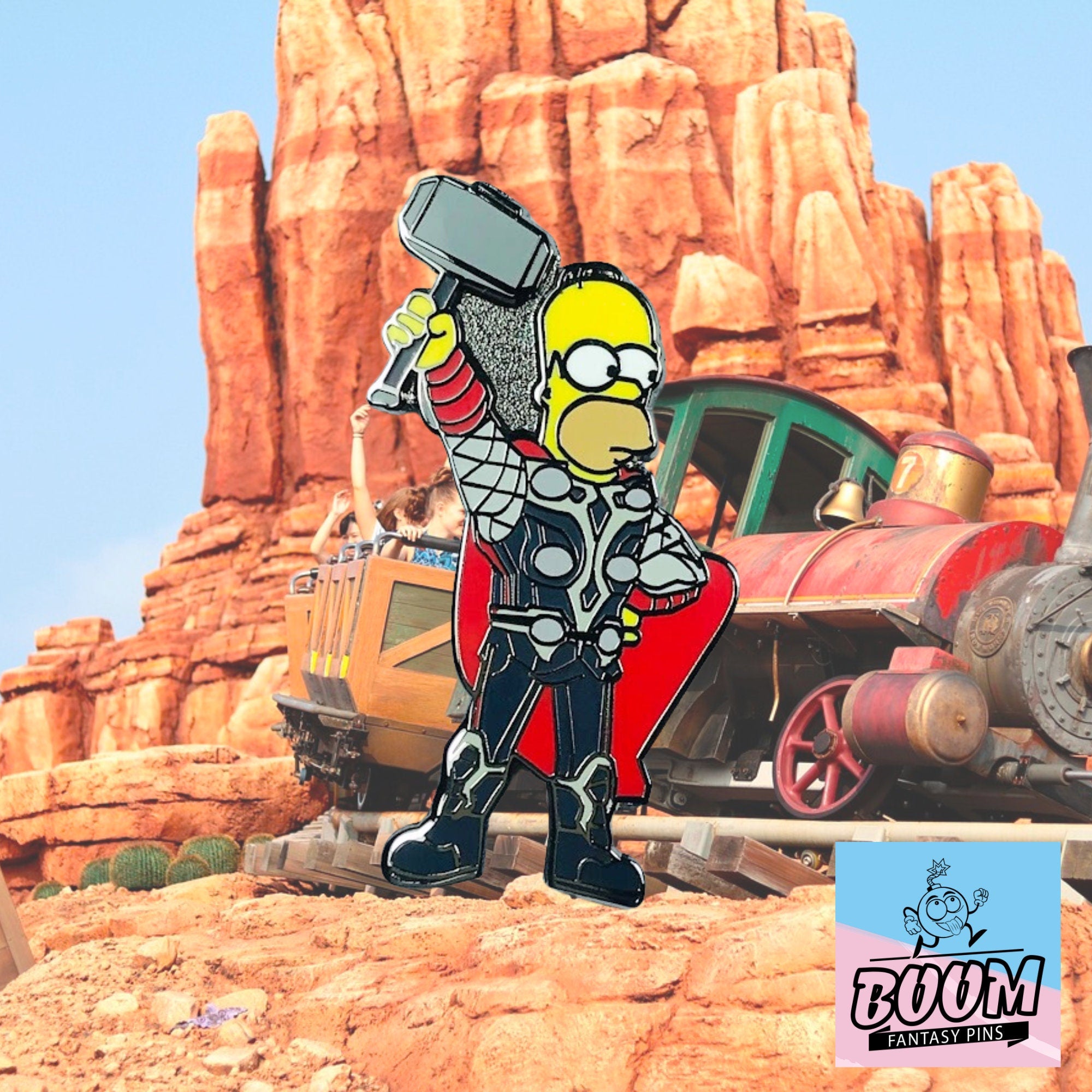 Pin's – Homer Simpson des Simpson – Disney Fantasy