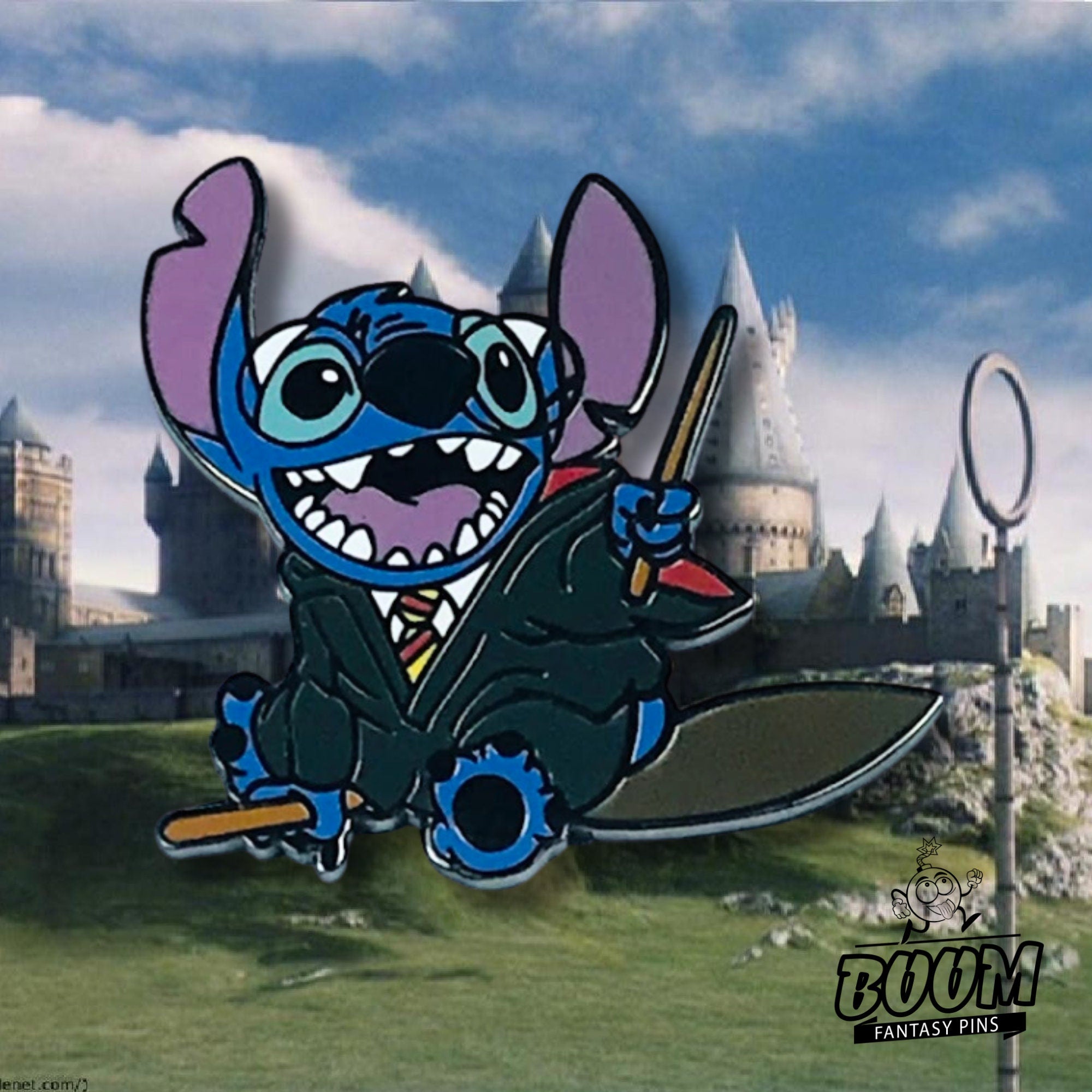 Pin – Stitch de Lilo y Stitch Disney Fantasy – Traje de mago de Harry Potter