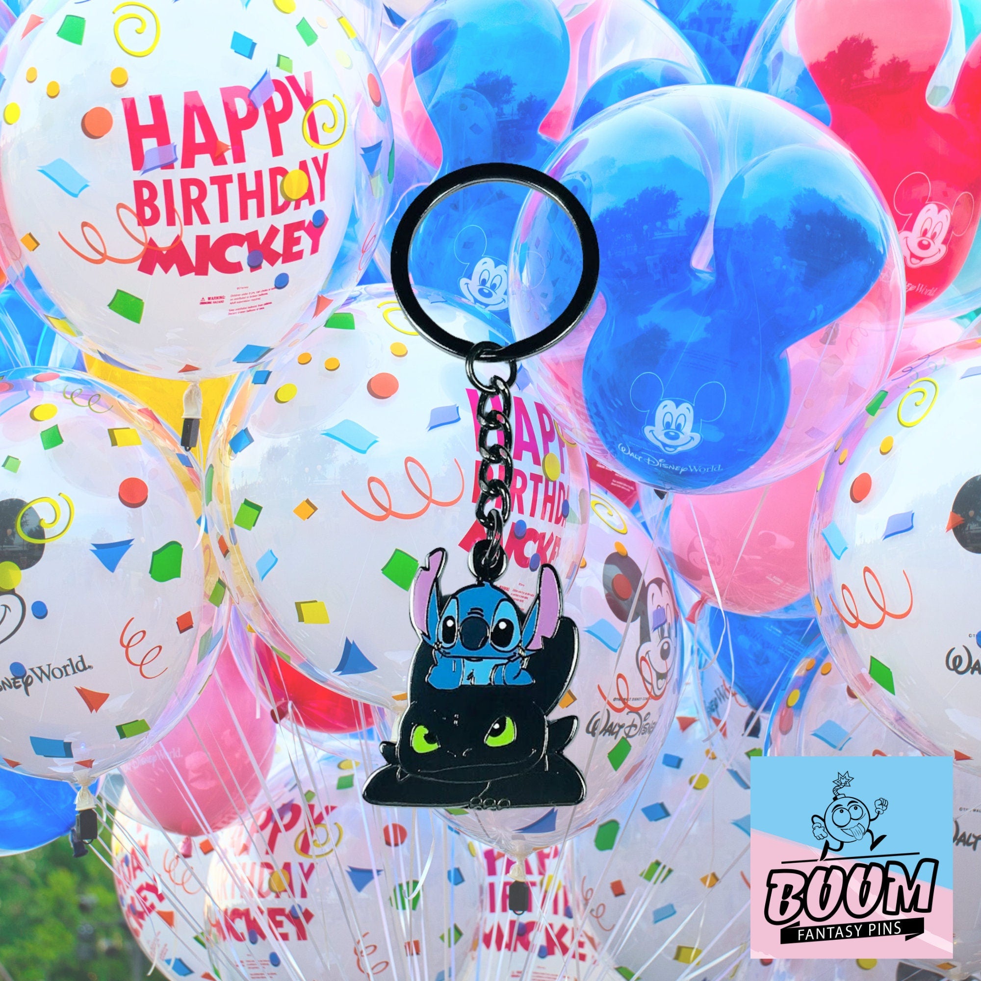 Llavero – Experimento 626 Stitch y Desdentao de Lilo y Stitch – Disney Fantasy