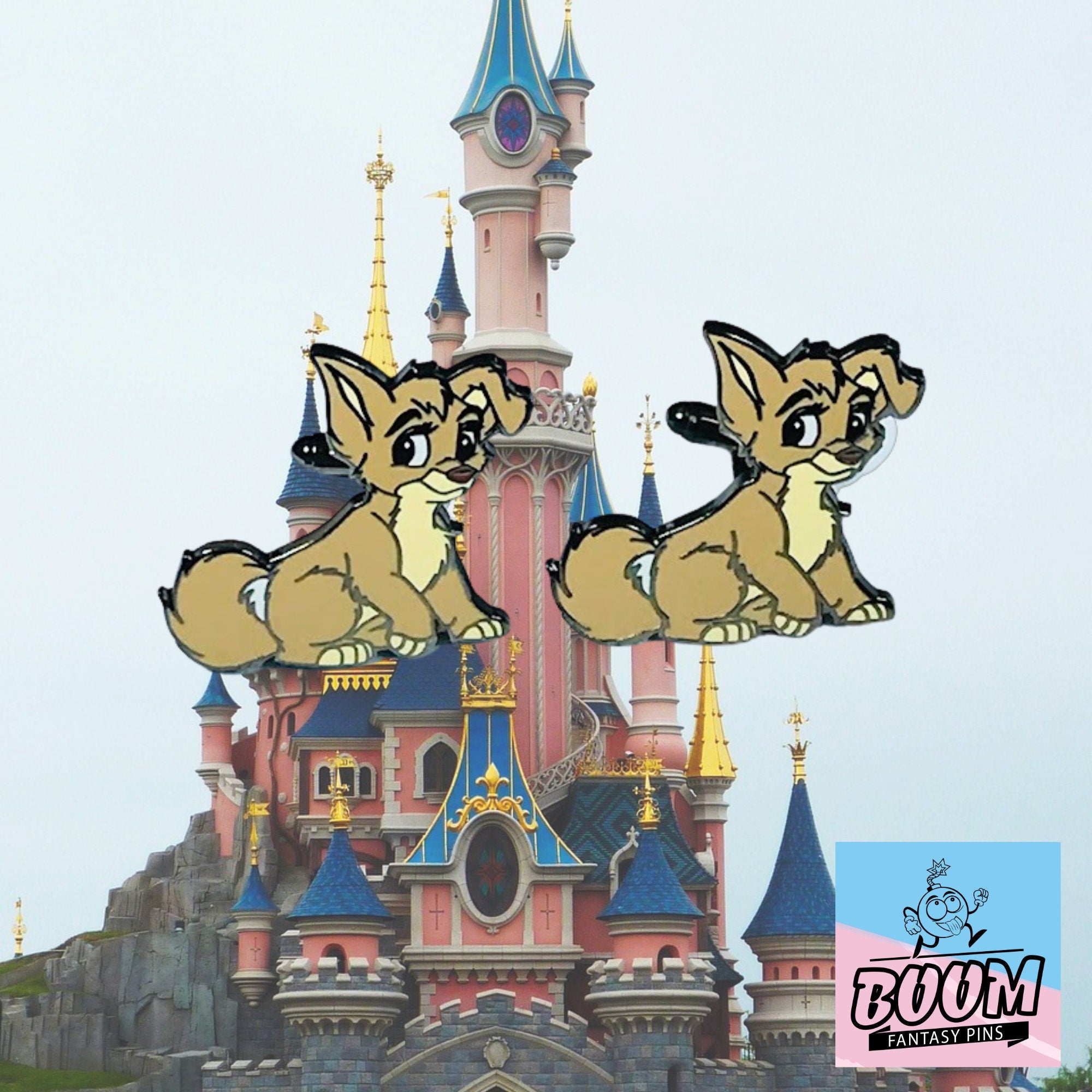 Boutons de manchette – Ange de La Belle et le Clochard – Disney Fantasy