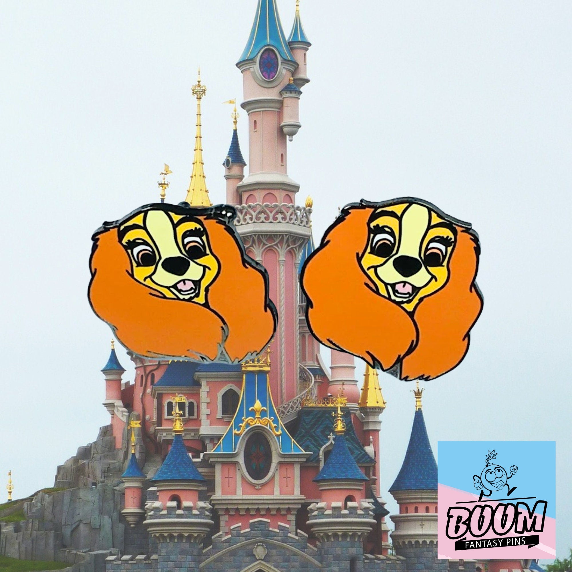 Boutons de manchette – La dame de La Belle et le Clochard – Disney Fantasy