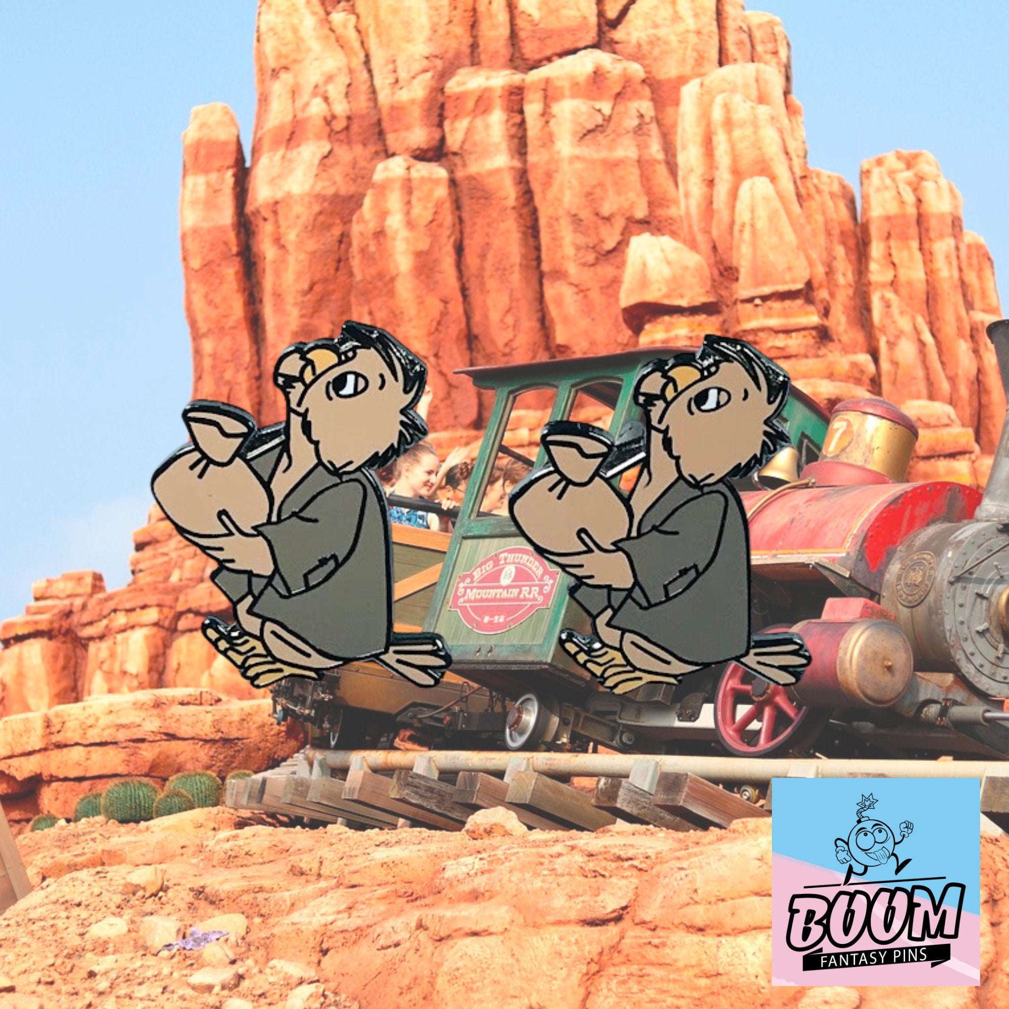 Cufflinks – Bird with Bag from Robin Hood – Disney Fantasy