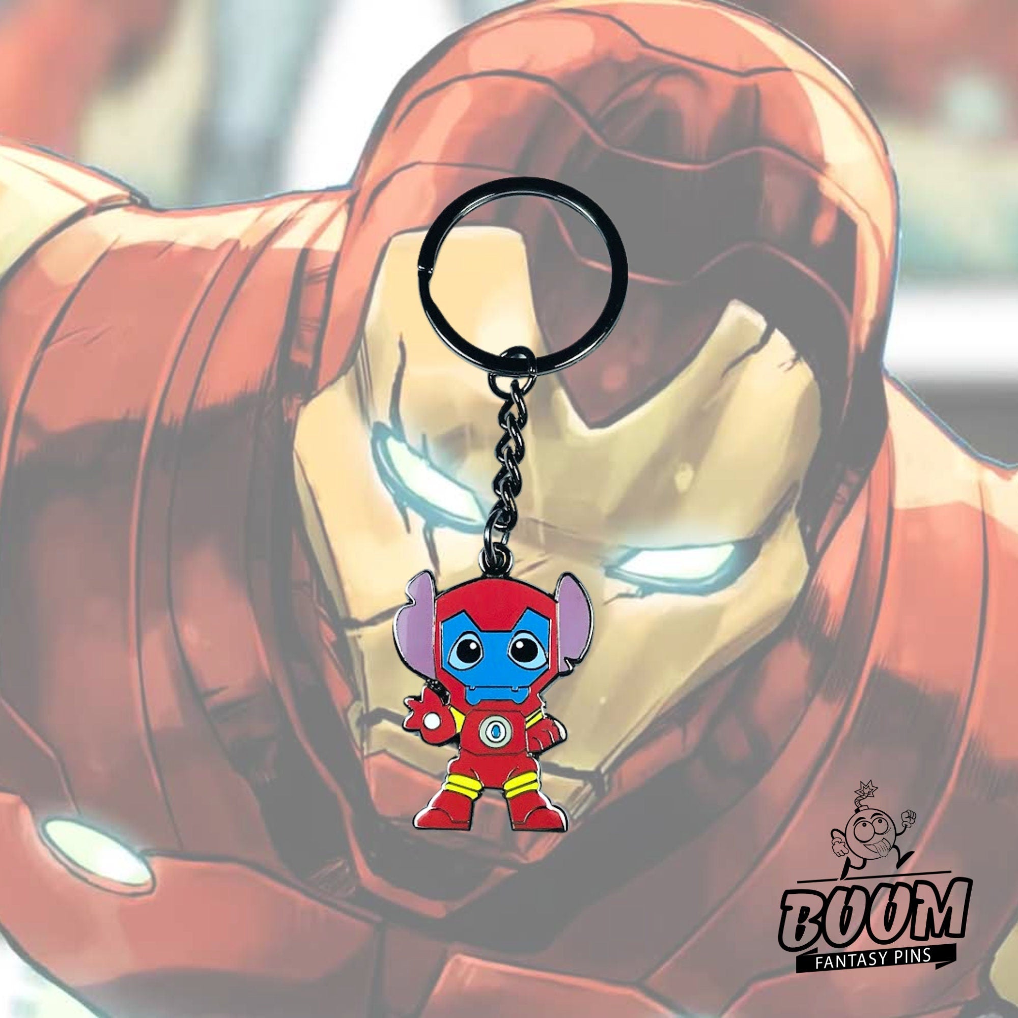 Llavero – Experimento 626 Stitch como Iron Man de Lilo &amp; Stitch – Disney Fantasy