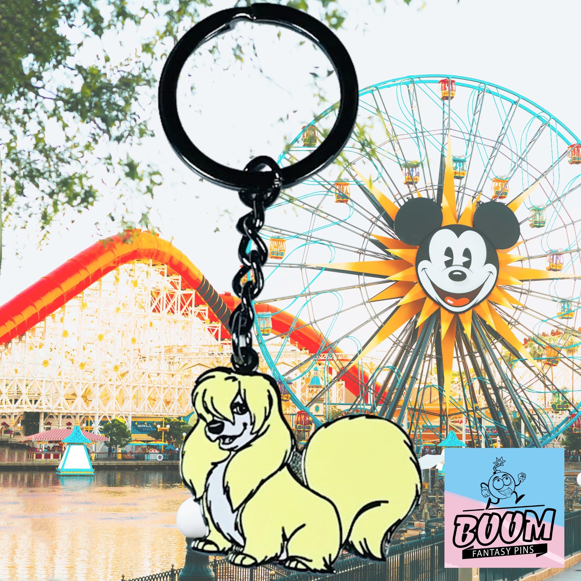 Llavero Peg de La Dama y el Vagabundo – Disney Fantasy