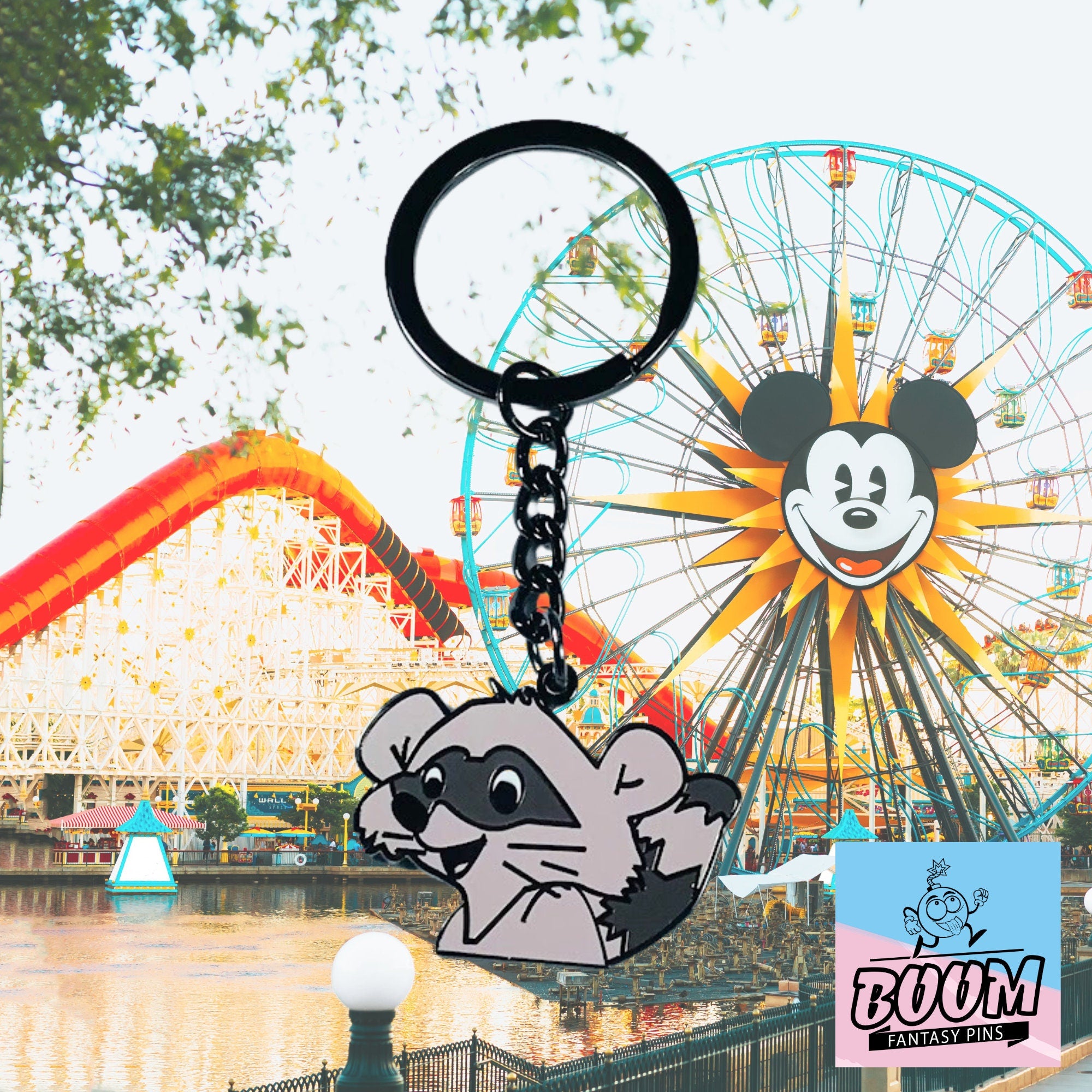 Porte-clés – Raton laveur de Robin des Bois – Disney Fantasy