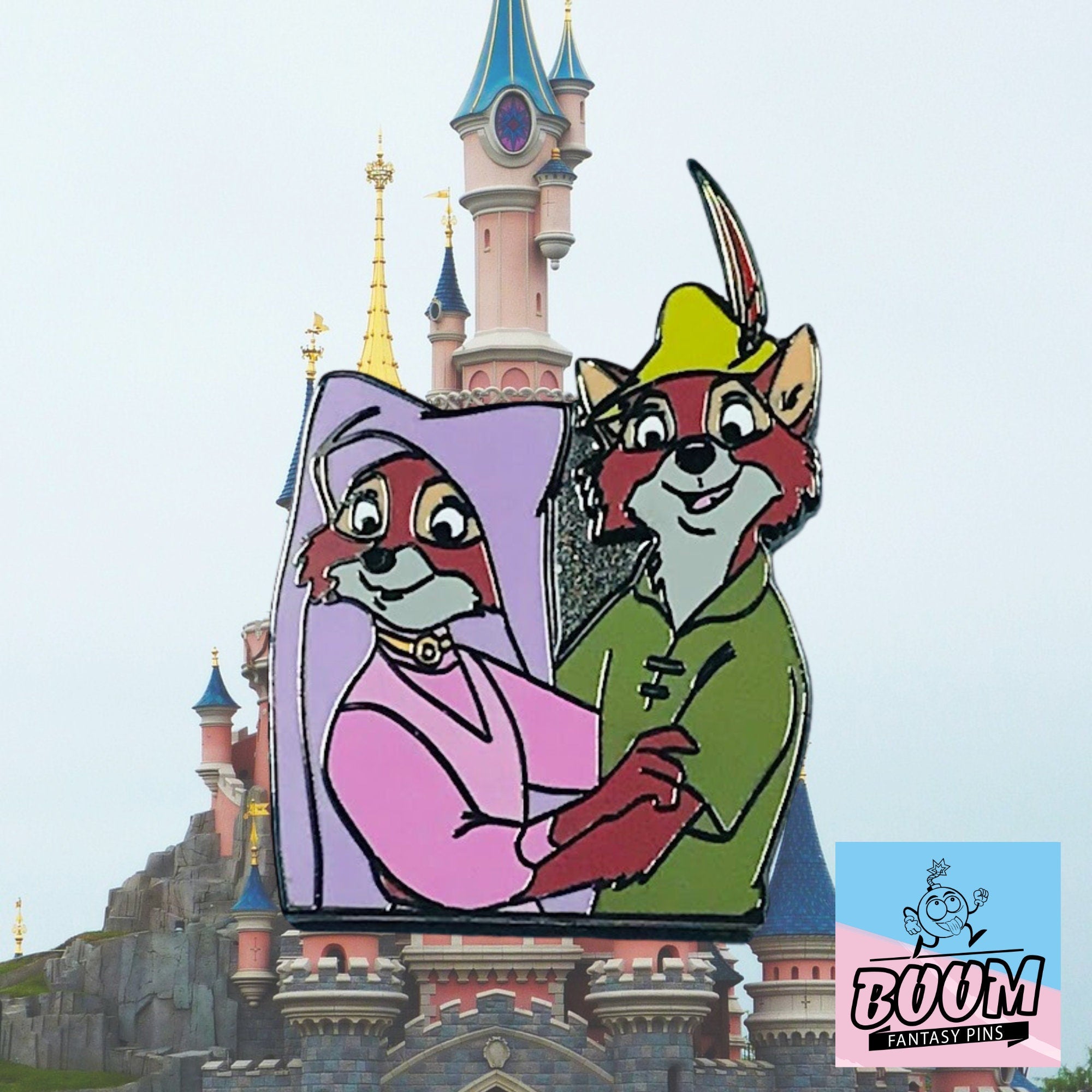 Pin – Maid Marian and Robin Hood from Robin Hood – Disney Fantasy