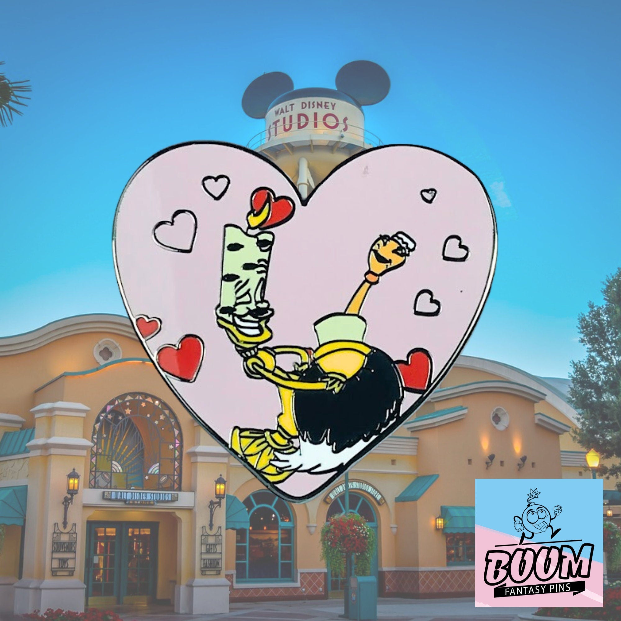 Pin's – Lumière et Babette de La Belle et la Bête – Disney Fantasy