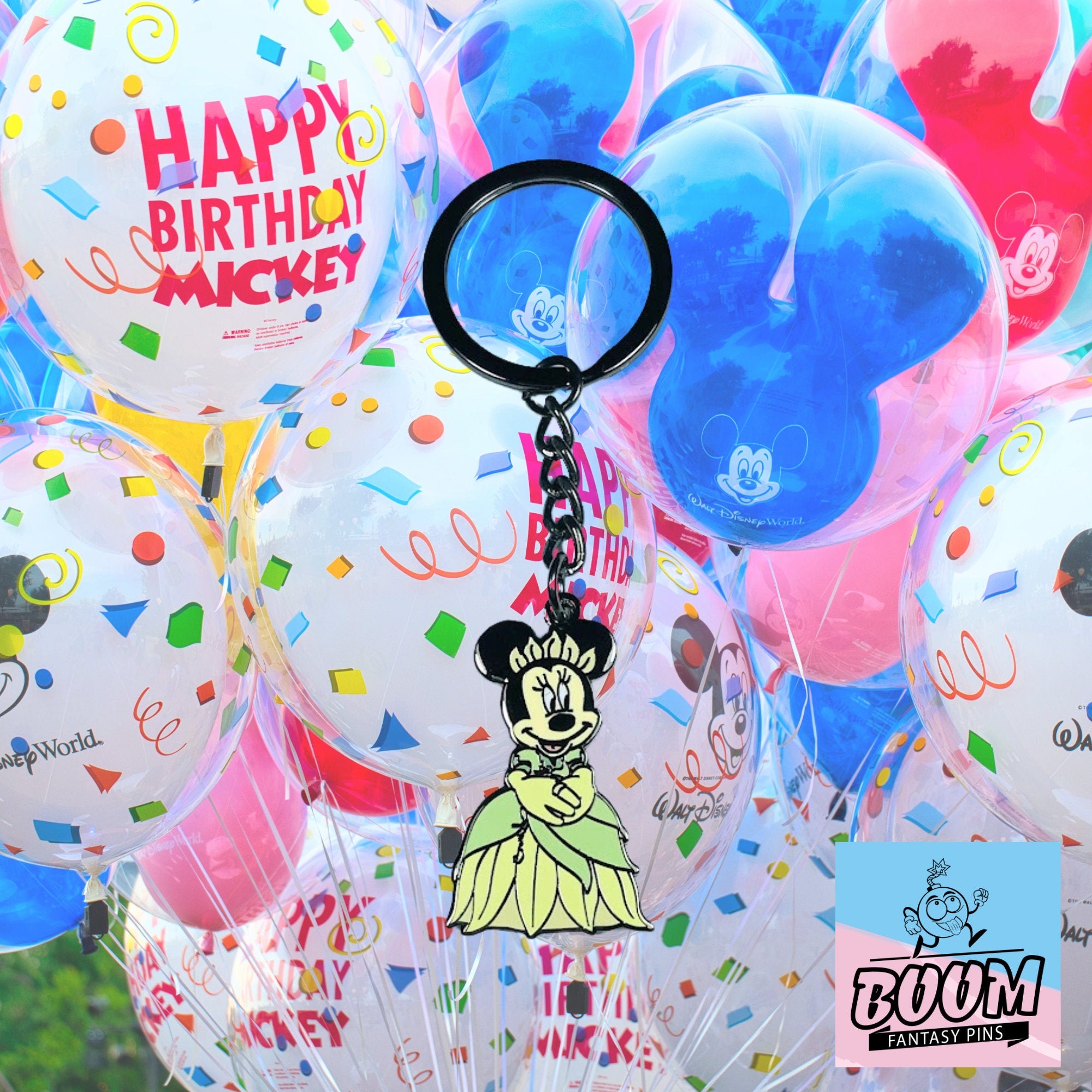 Llavero – Minnie Mouse como Tiana de La Princesa y el Sapo – Disney Fantasy