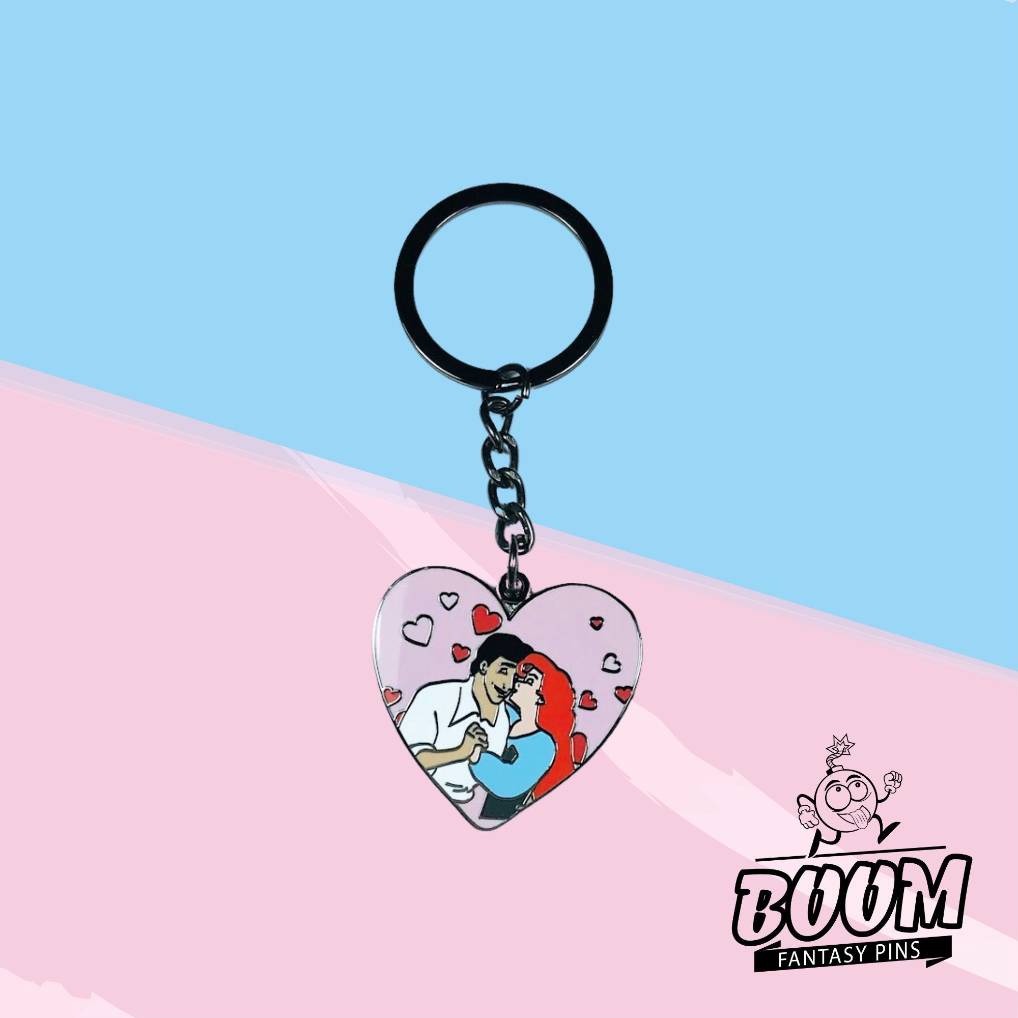 Porte-clés – Ariel et le prince Éric de La Petite Sirène – Disney Fantasy