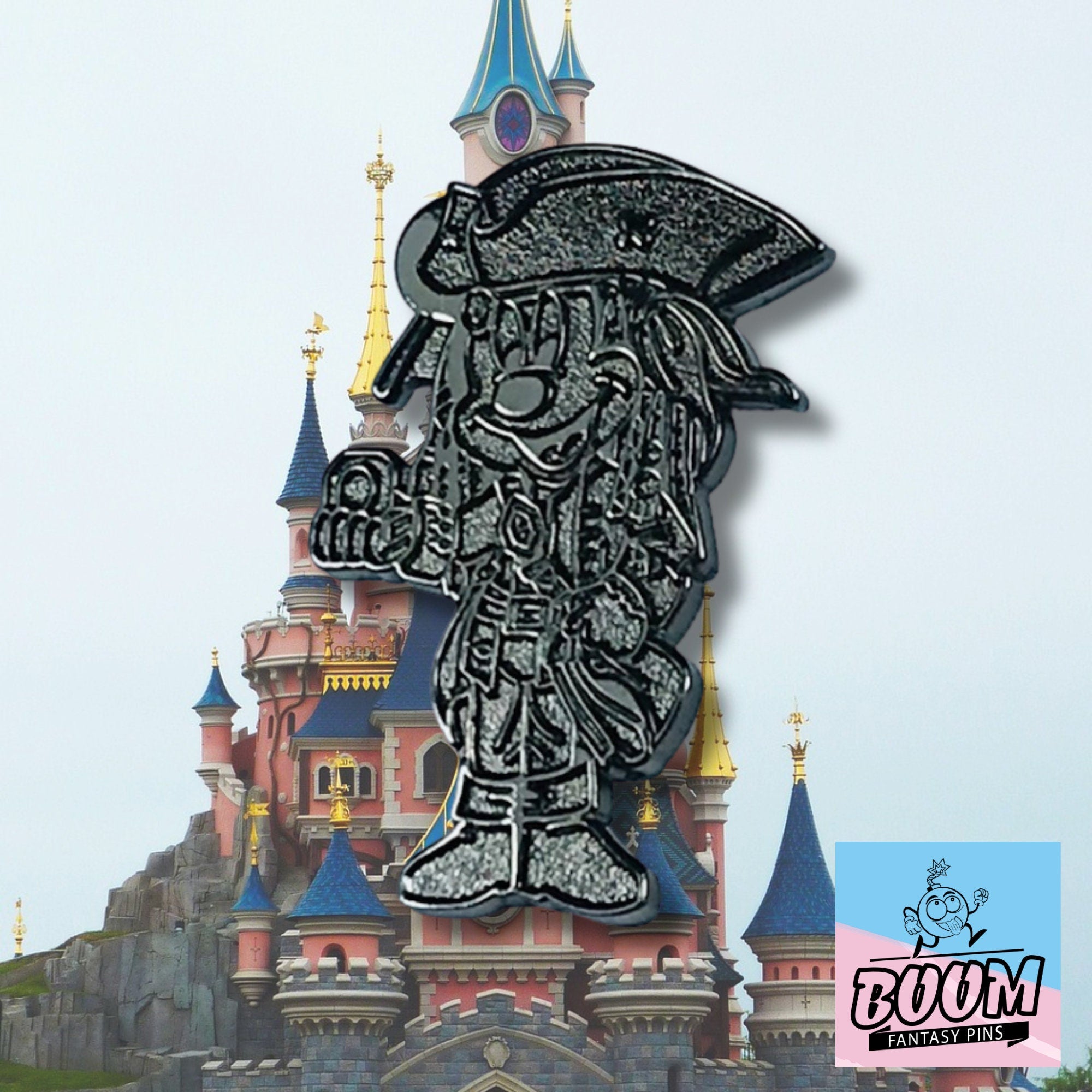 Pin – Mickey Mouse como el Capitán Jack Sparrow de Piratas del Caribe – Disney Fantasy