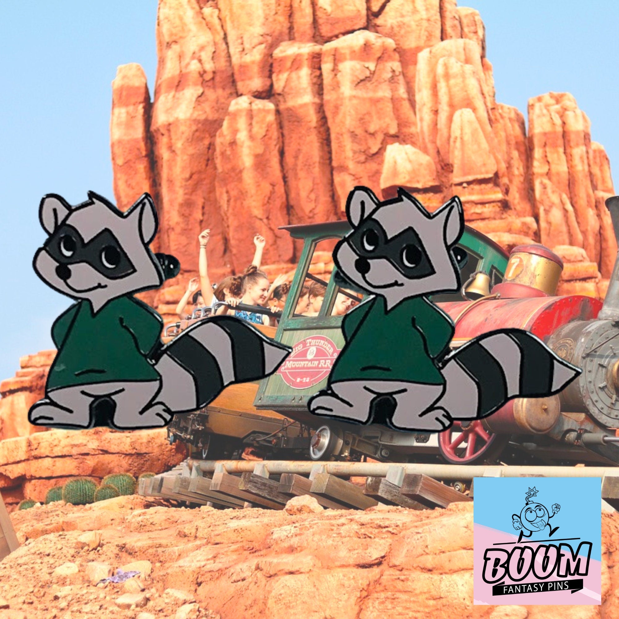 Cufflinks – Full Raccoon from Robin Hood – Disney Fantasy