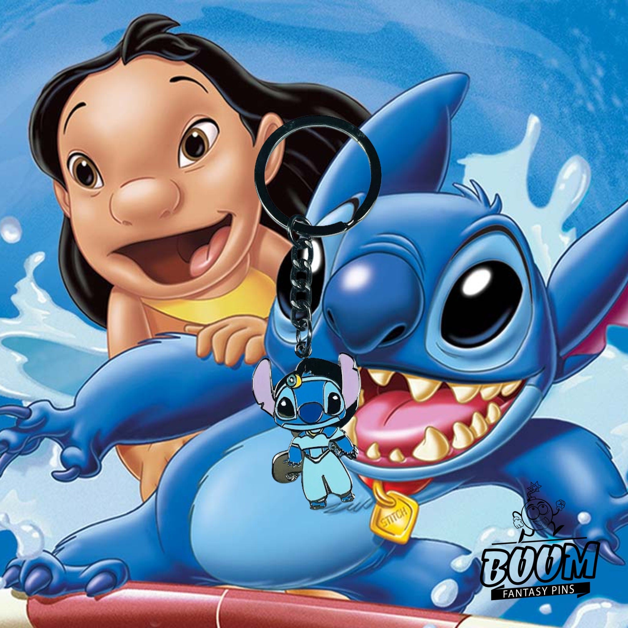 Porte-clés – Stitch Expérience 626 de Lilo &amp; Stitch – Disney Fantasy
