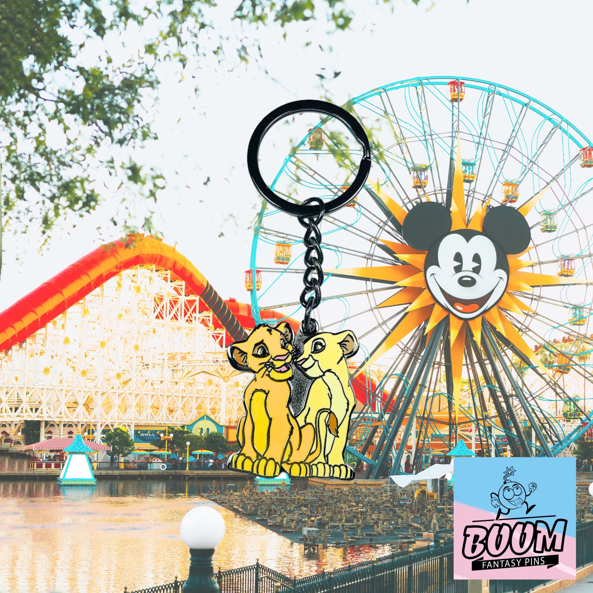 Llavero – Simba y Nala de El Rey León – Disney Fantasy